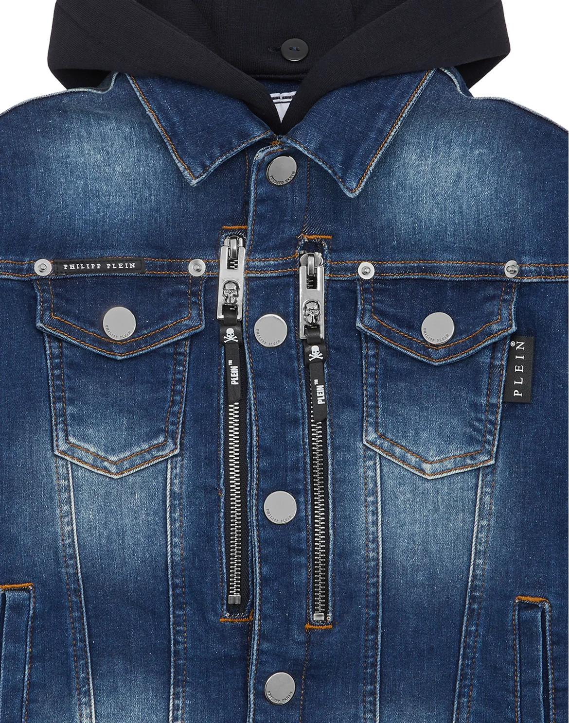 Denim Oversize Jacket LS Racing Club, цвет: Синий