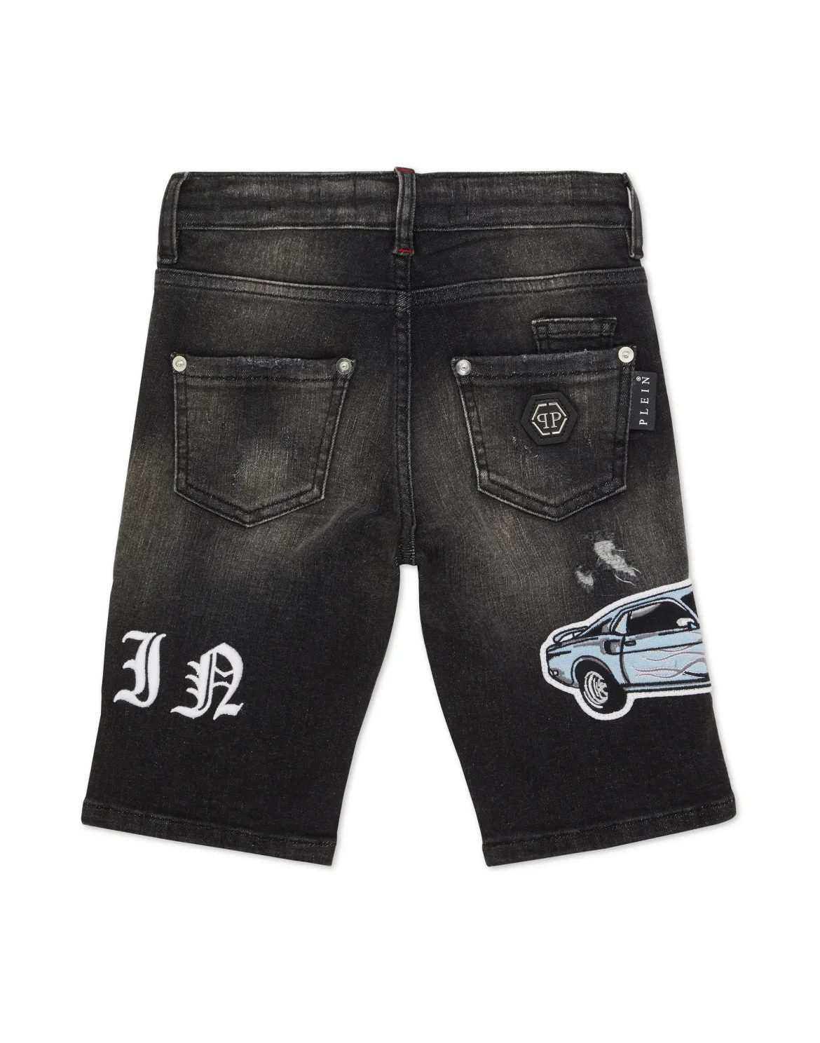 Denim Shorts Formentera Cars Racing, цвет: Черный