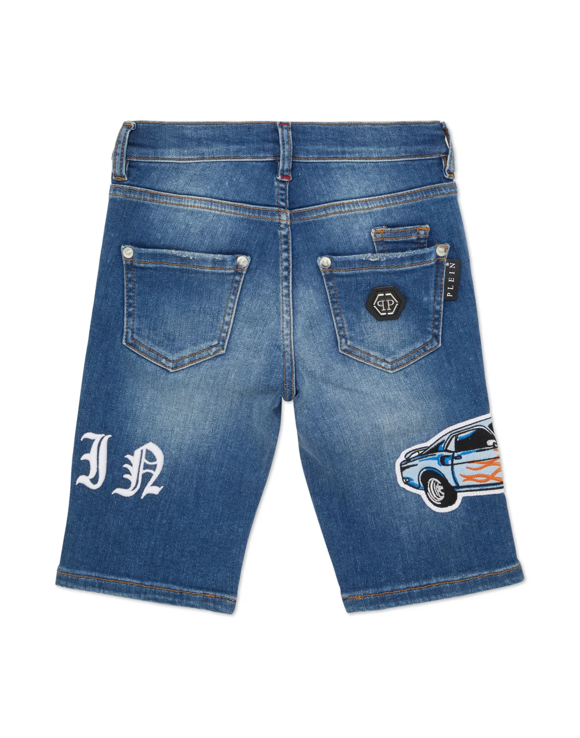 Denim Shorts Formentera Cars Racing, цвет: Синий