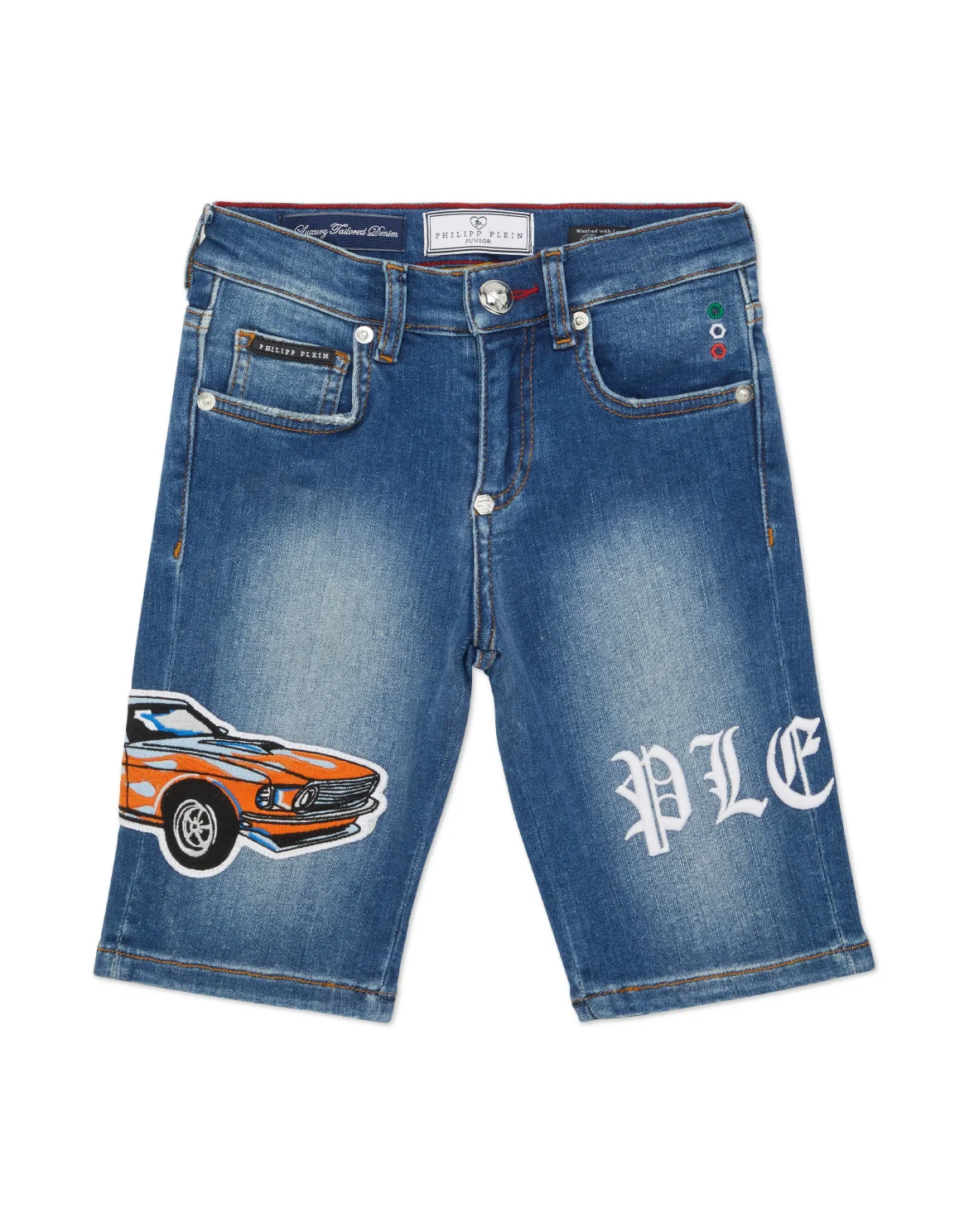 Denim Shorts Formentera Cars Racing, цвет: Синий