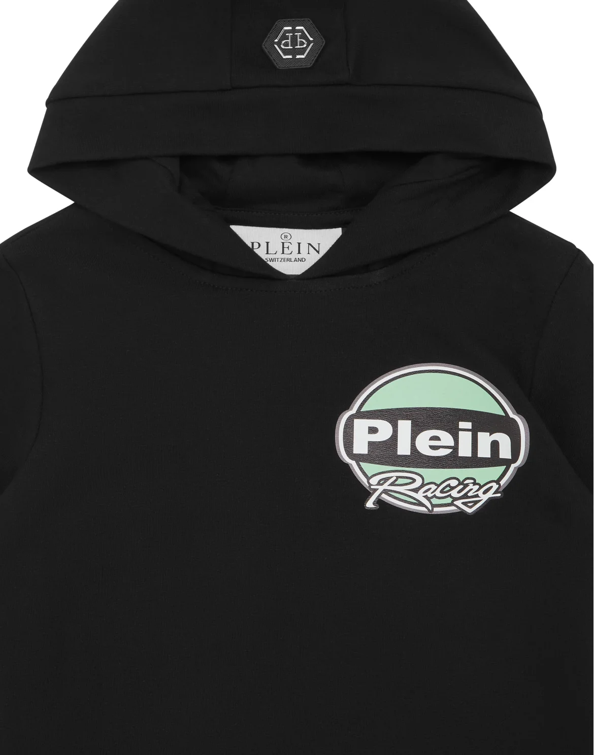 Hoodie Sweatshirt LS Strass Cars Racing, цвет: Черный
