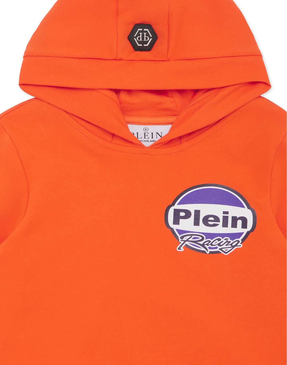 Hoodie Sweatshirt LS Strass Cars Racing, цвет: Оранжевый