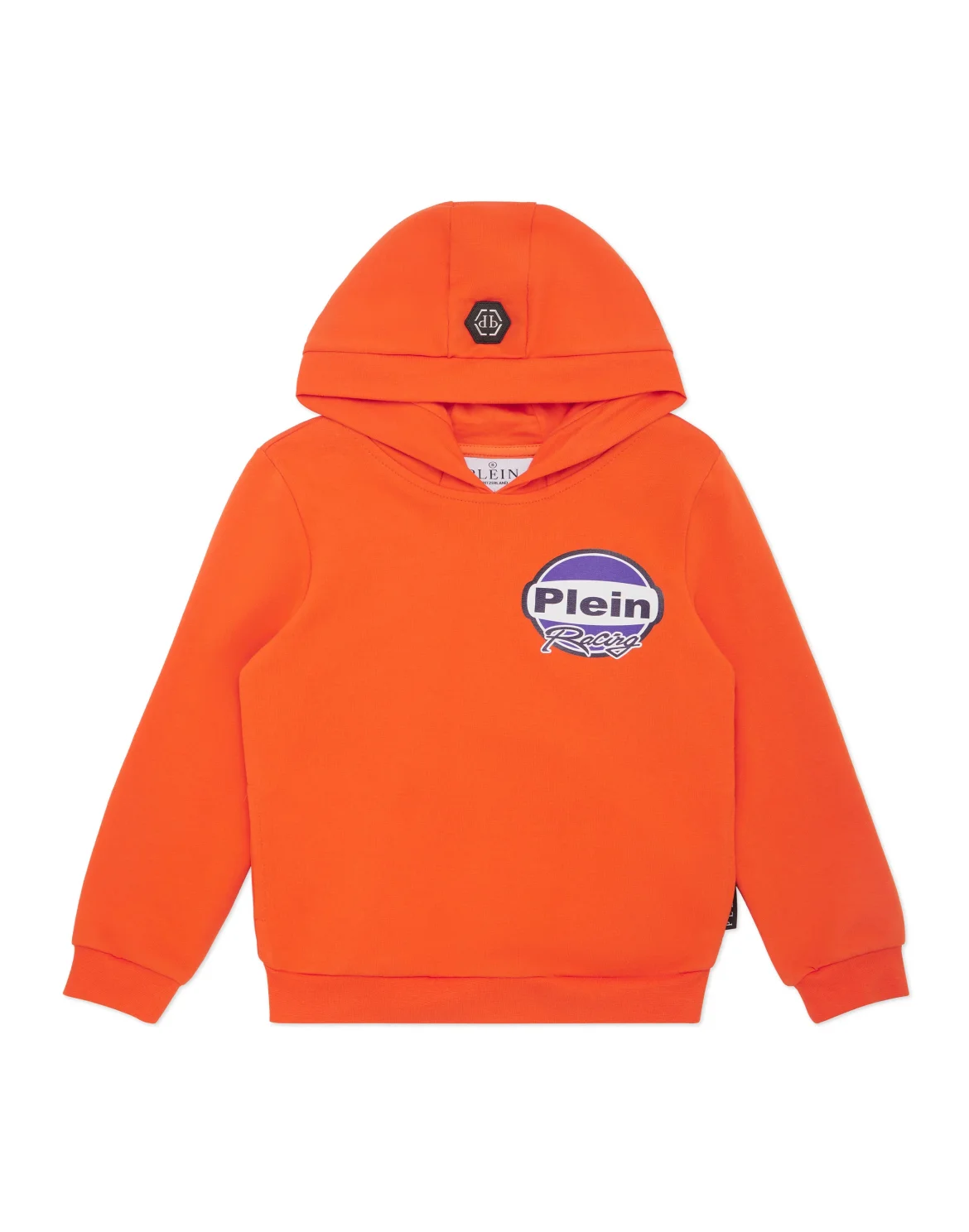 Hoodie Sweatshirt LS Strass Cars Racing, цвет: Оранжевый