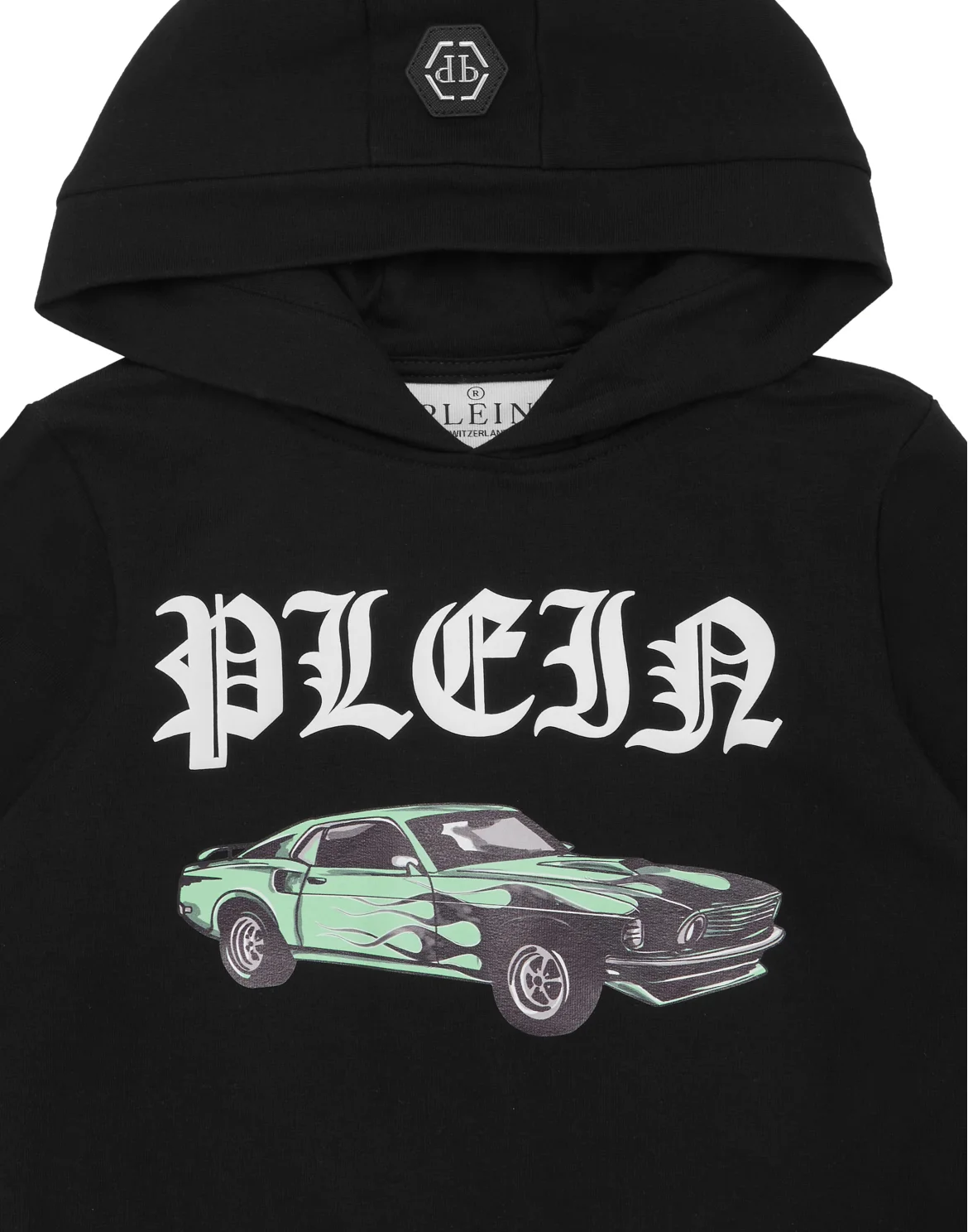 Hoodie Sweatshirt LS Cars Racing, цвет: Черный