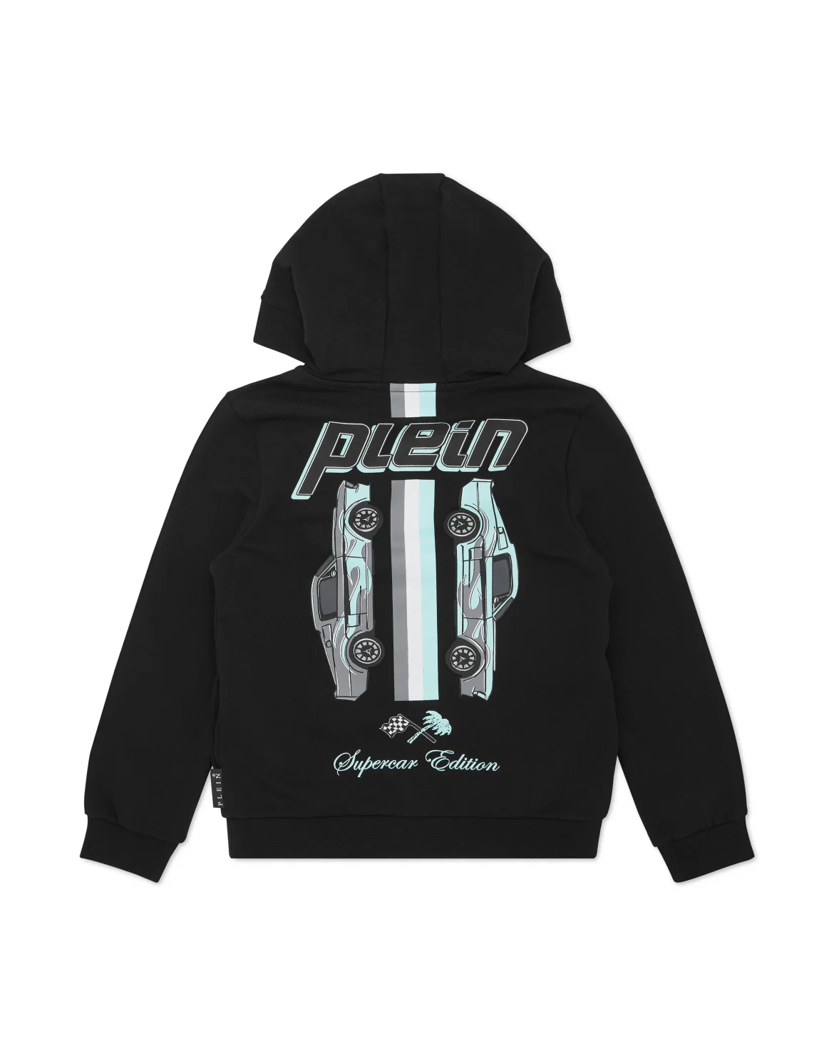 Hoodie Sweatshirt LS Cars Racing, цвет: Черный