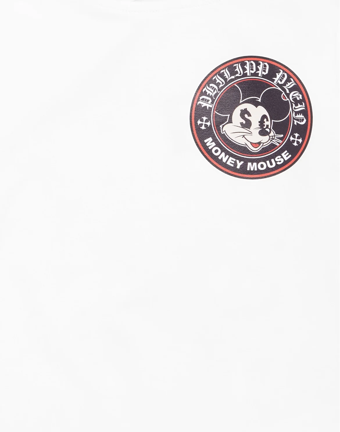 Hoodie Sweatshirt LS Money Mouse, цвет: Белый