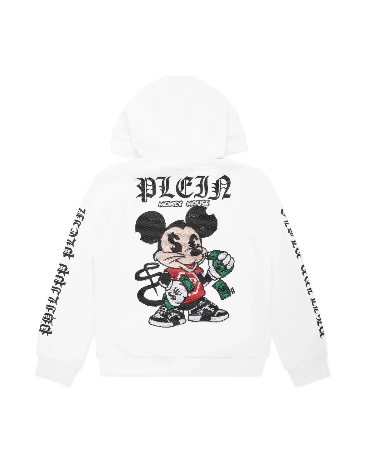 Hoodie Sweatshirt LS Money Mouse, цвет: Белый