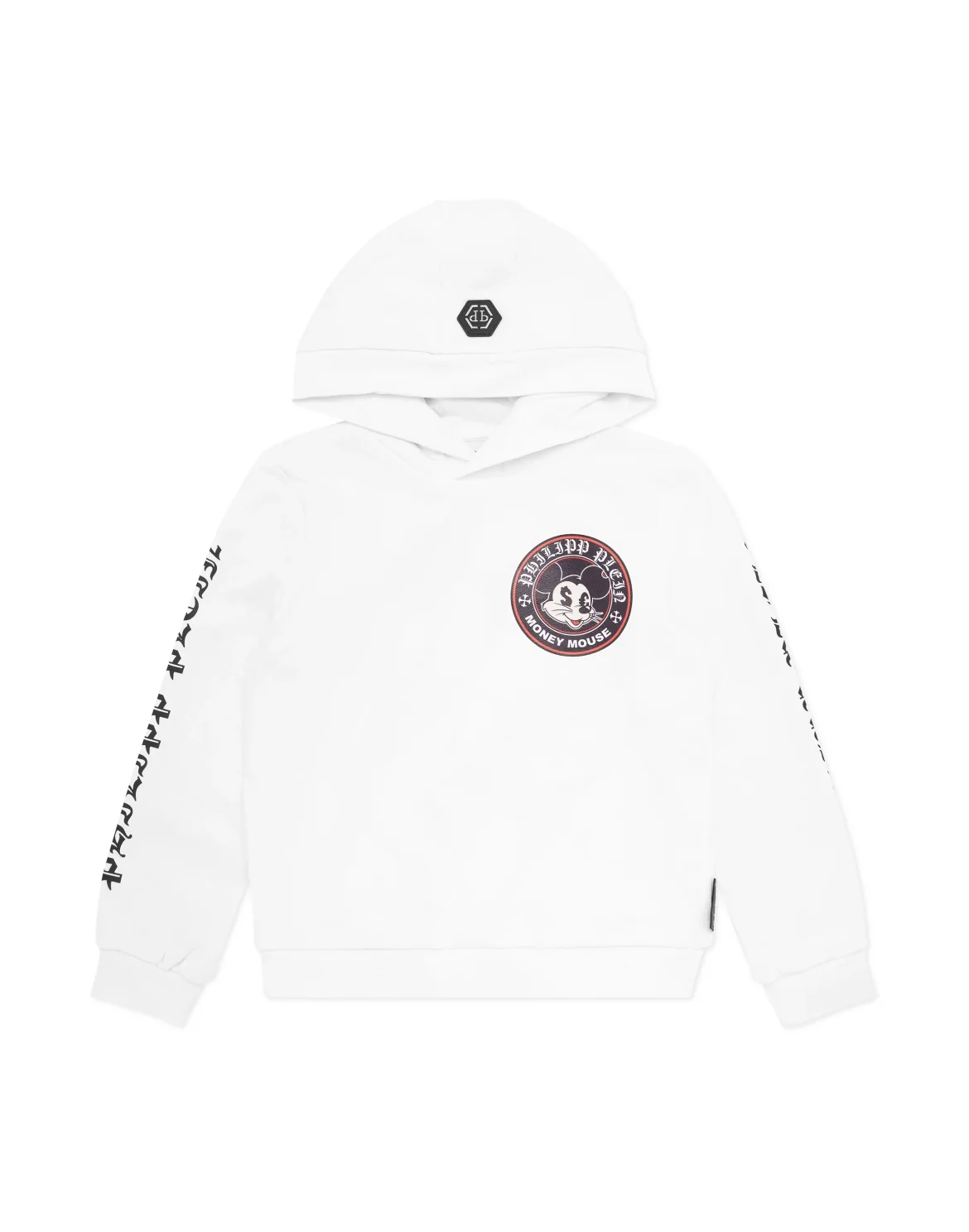Hoodie Sweatshirt LS Money Mouse, цвет: Белый