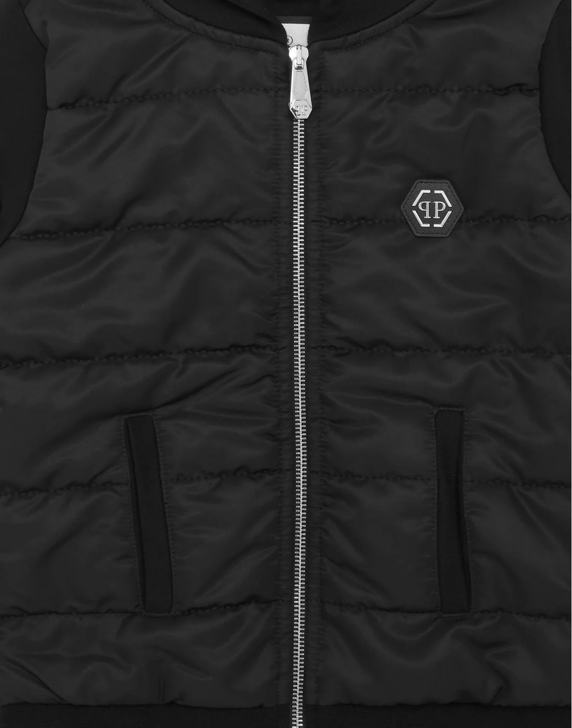 Puffered Jogging Jacket LS, цвет: Черный
