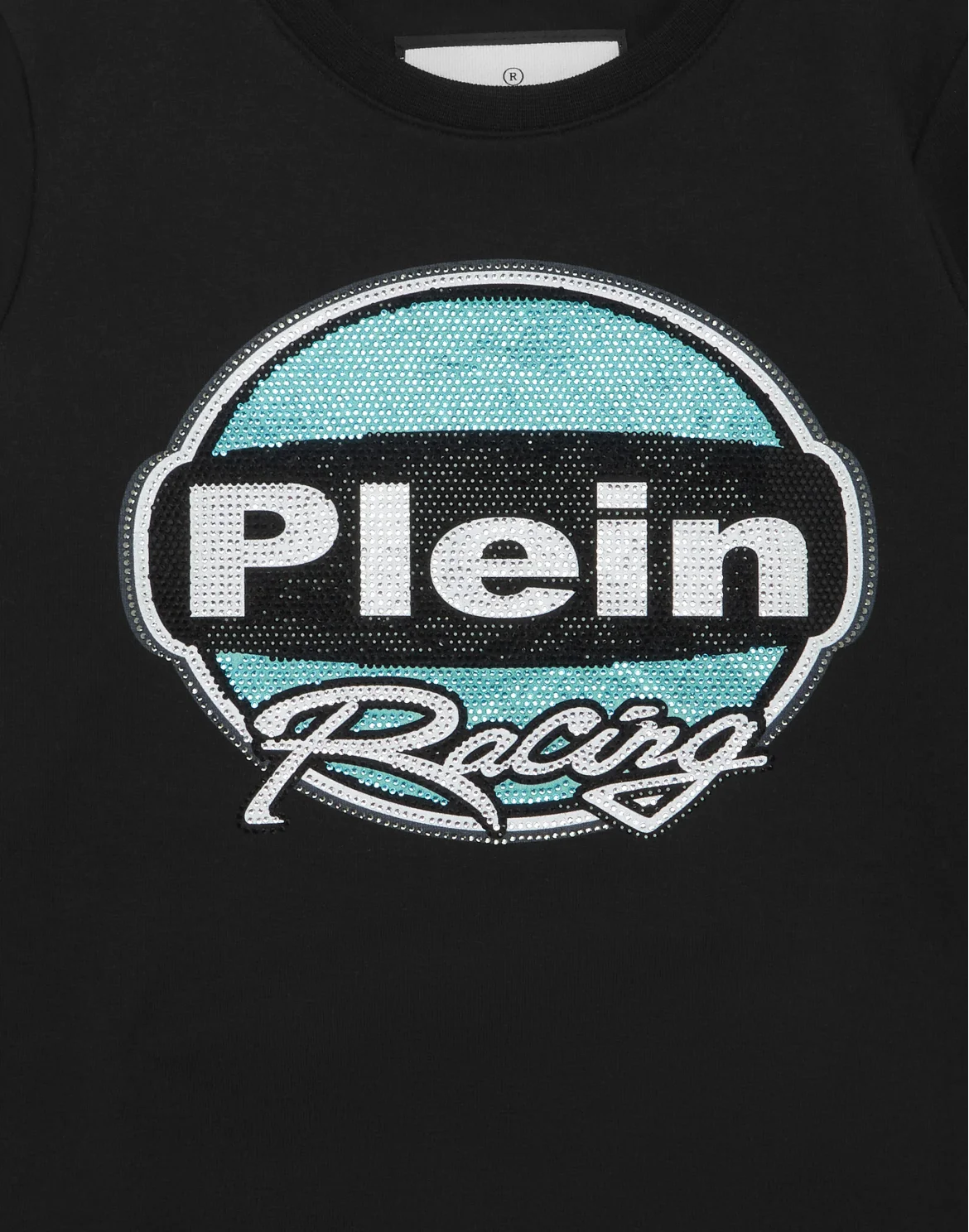 Sweatshirt Round Neck LS Strass Racing Club, цвет: Черный