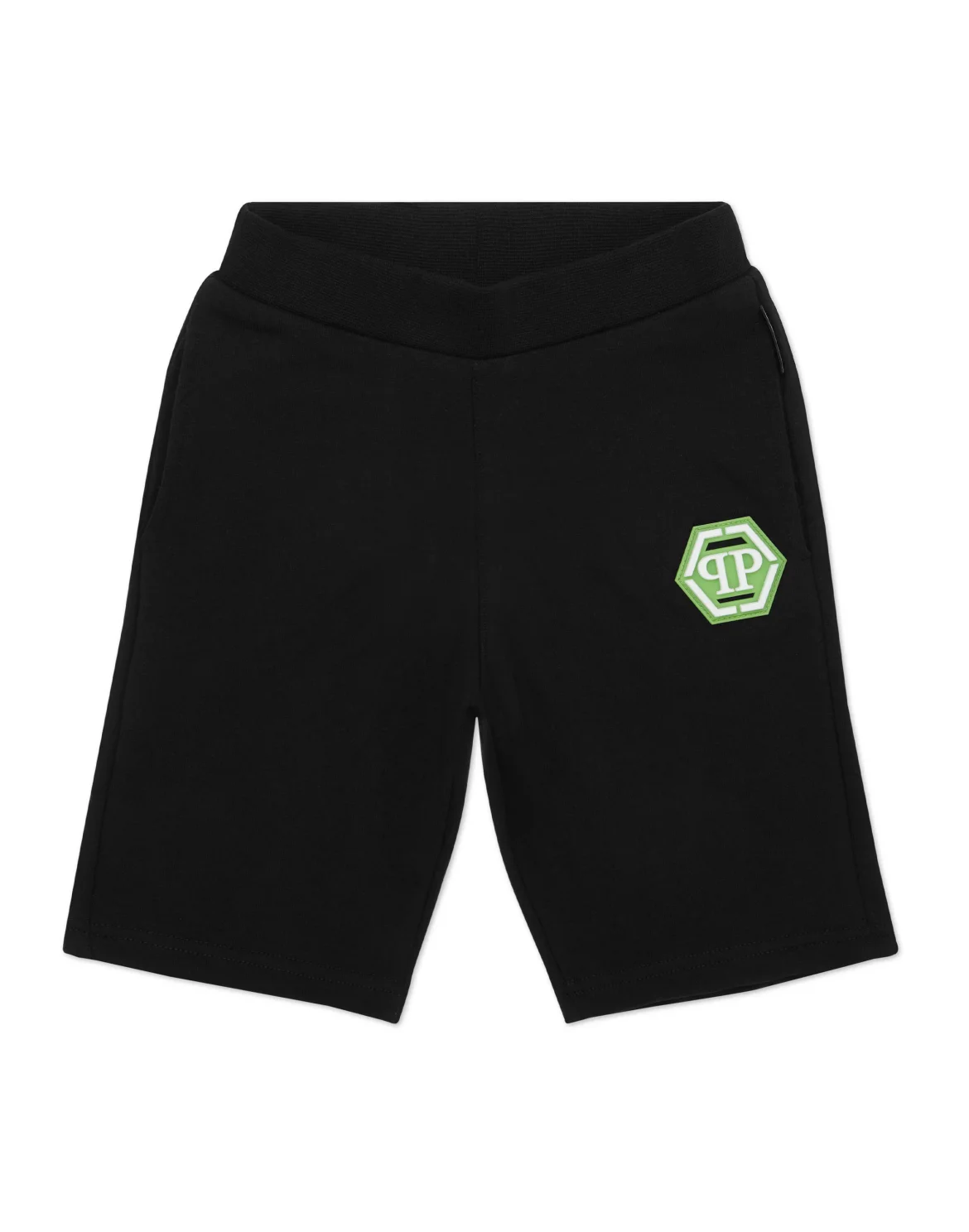 Baggy Fit Shorts Iconic Plein, цвет: Черный