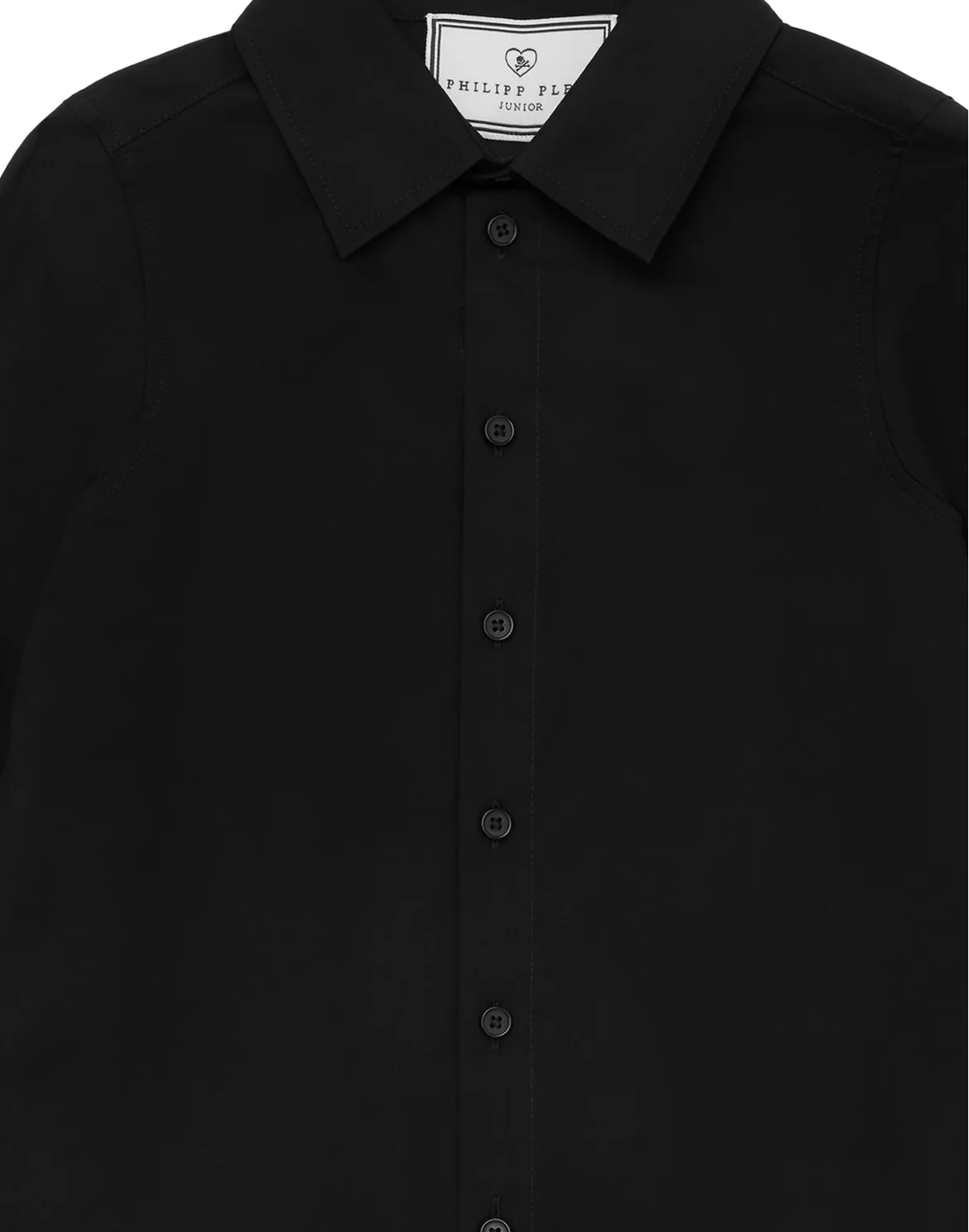Shirt Sugar Daddy Cut LS Strass Skull&Bones, цвет: Черный