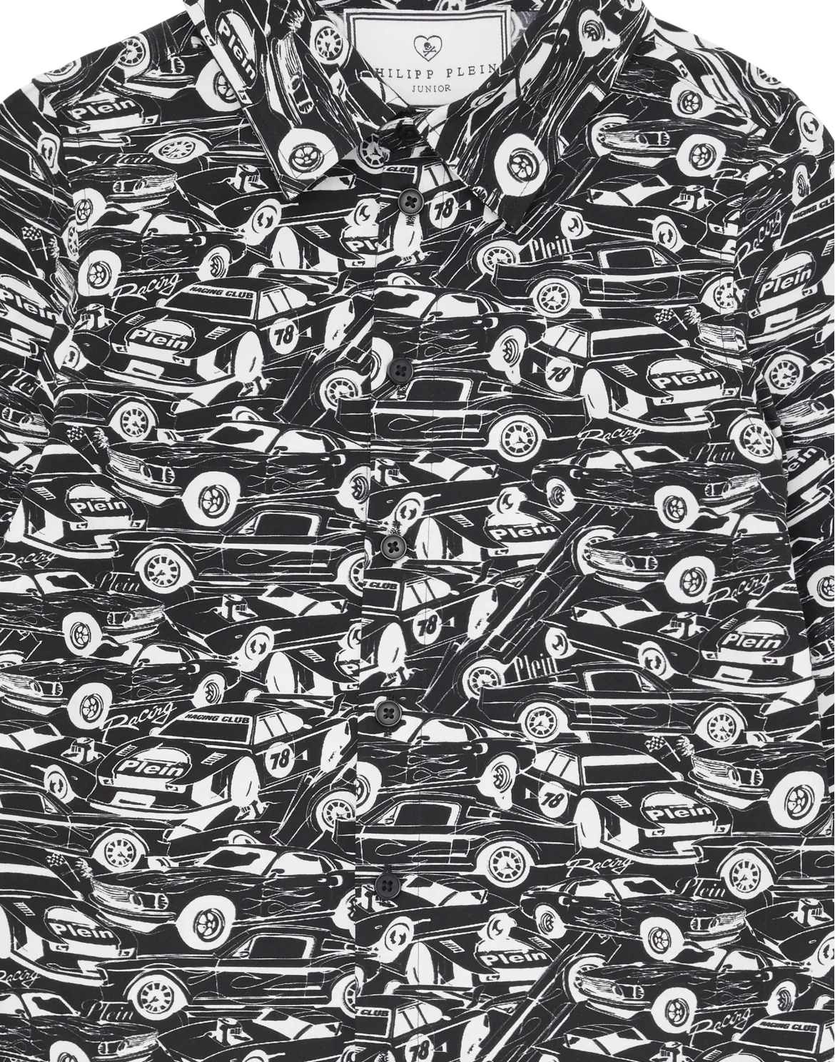 Shirt Sugar Daddy Cut LS Strass Cars Racing, цвет: Черный