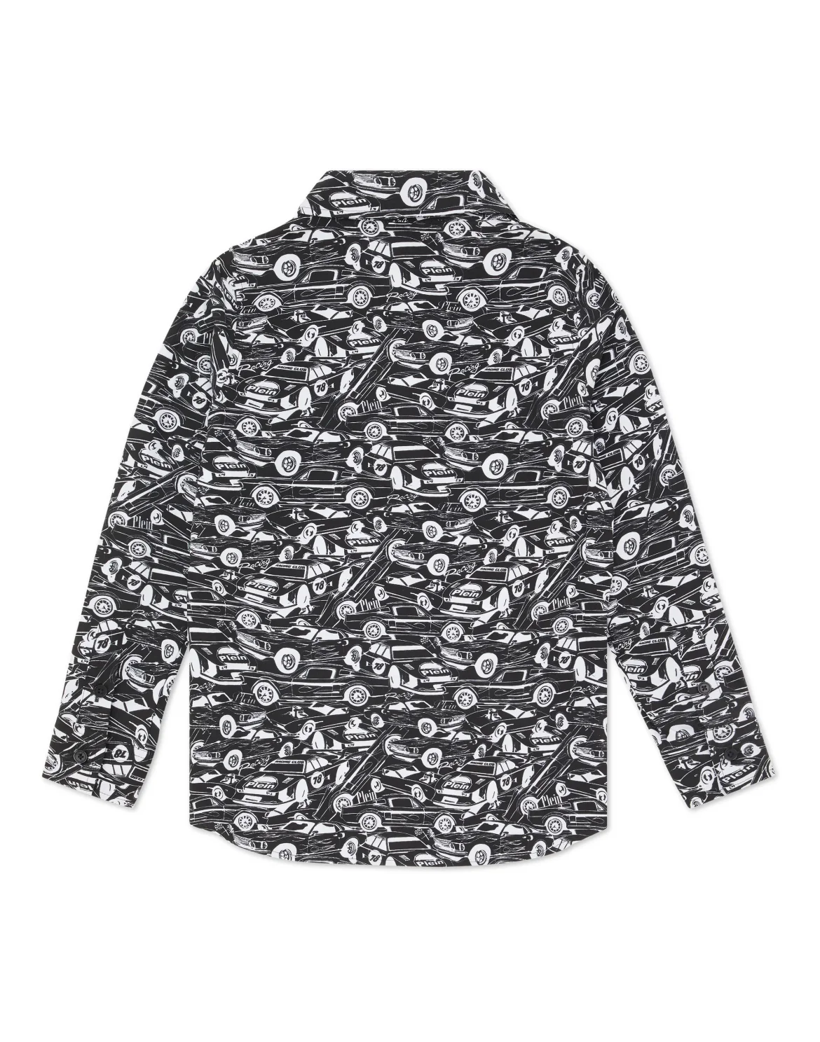 Shirt Sugar Daddy Cut LS Strass Cars Racing, цвет: Черный