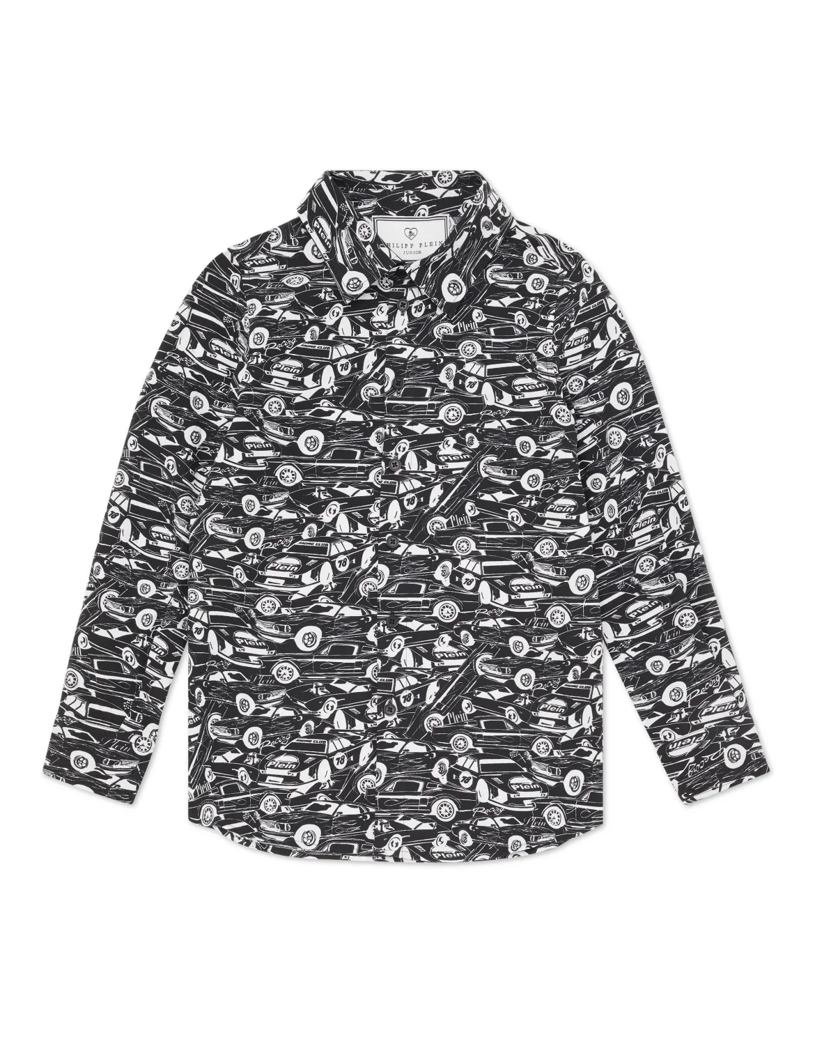 Shirt Sugar Daddy Cut LS Strass Cars Racing, цвет: Черный