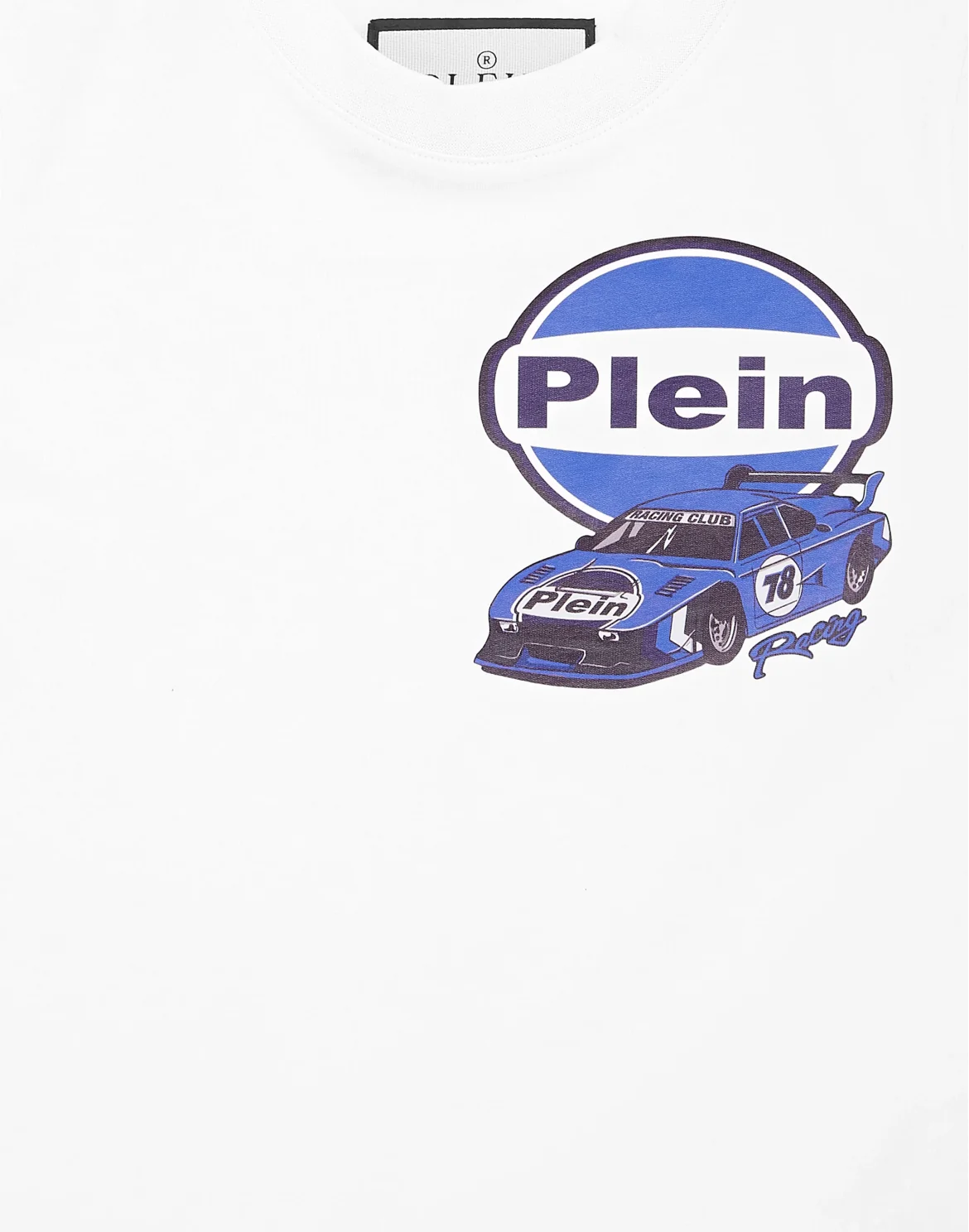 Jersey T-shirt Round Neck SS Cars Racing, цвет: Белый