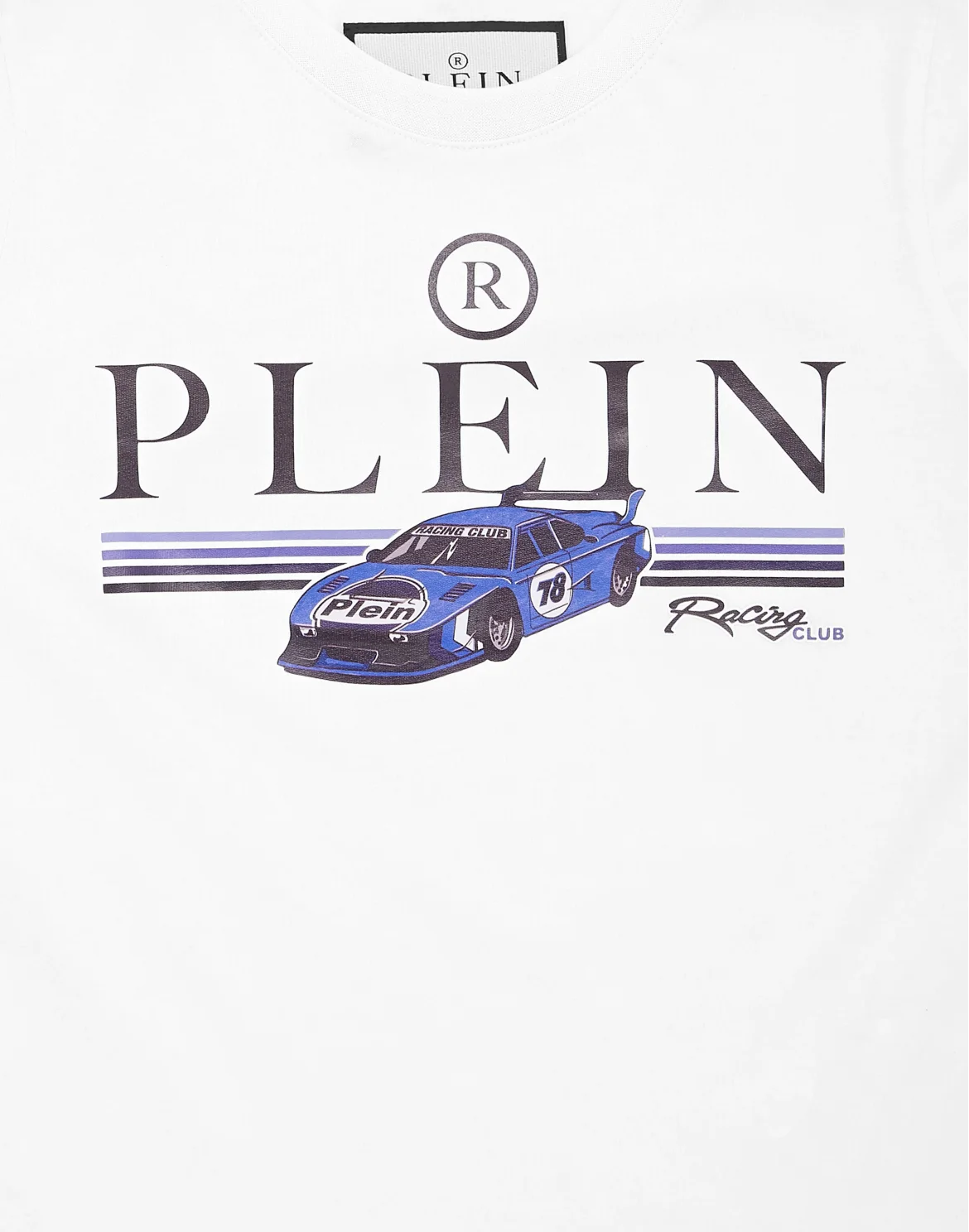 Jersey T-shirt Round Neck SS Cars Racing, цвет: Белый