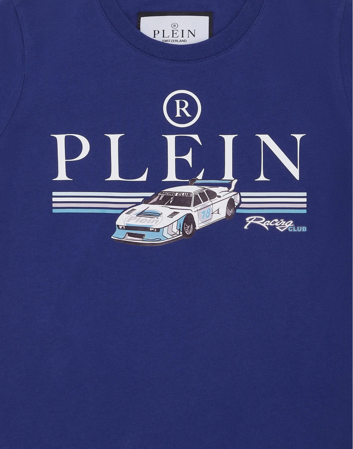 Jersey T-shirt Round Neck SS Cars Racing, цвет: Синий