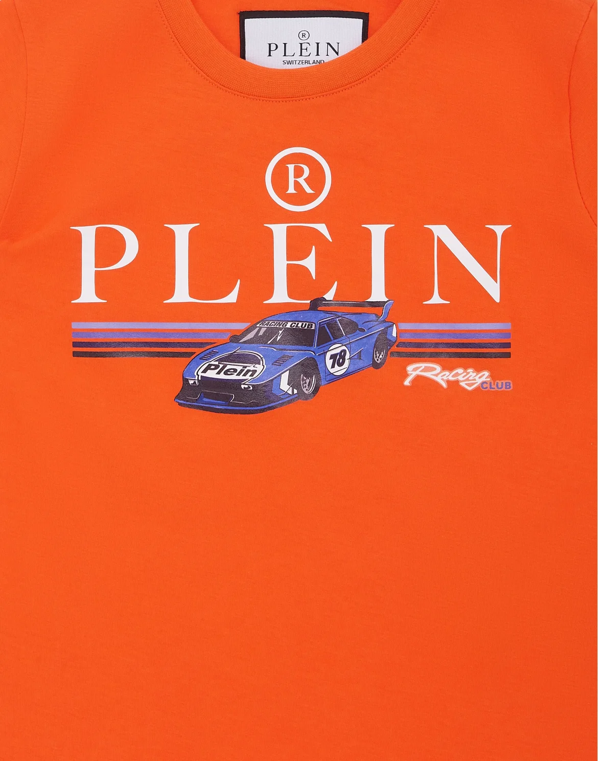 Jersey T-shirt Round Neck SS Cars Racing, цвет: Оранжевый