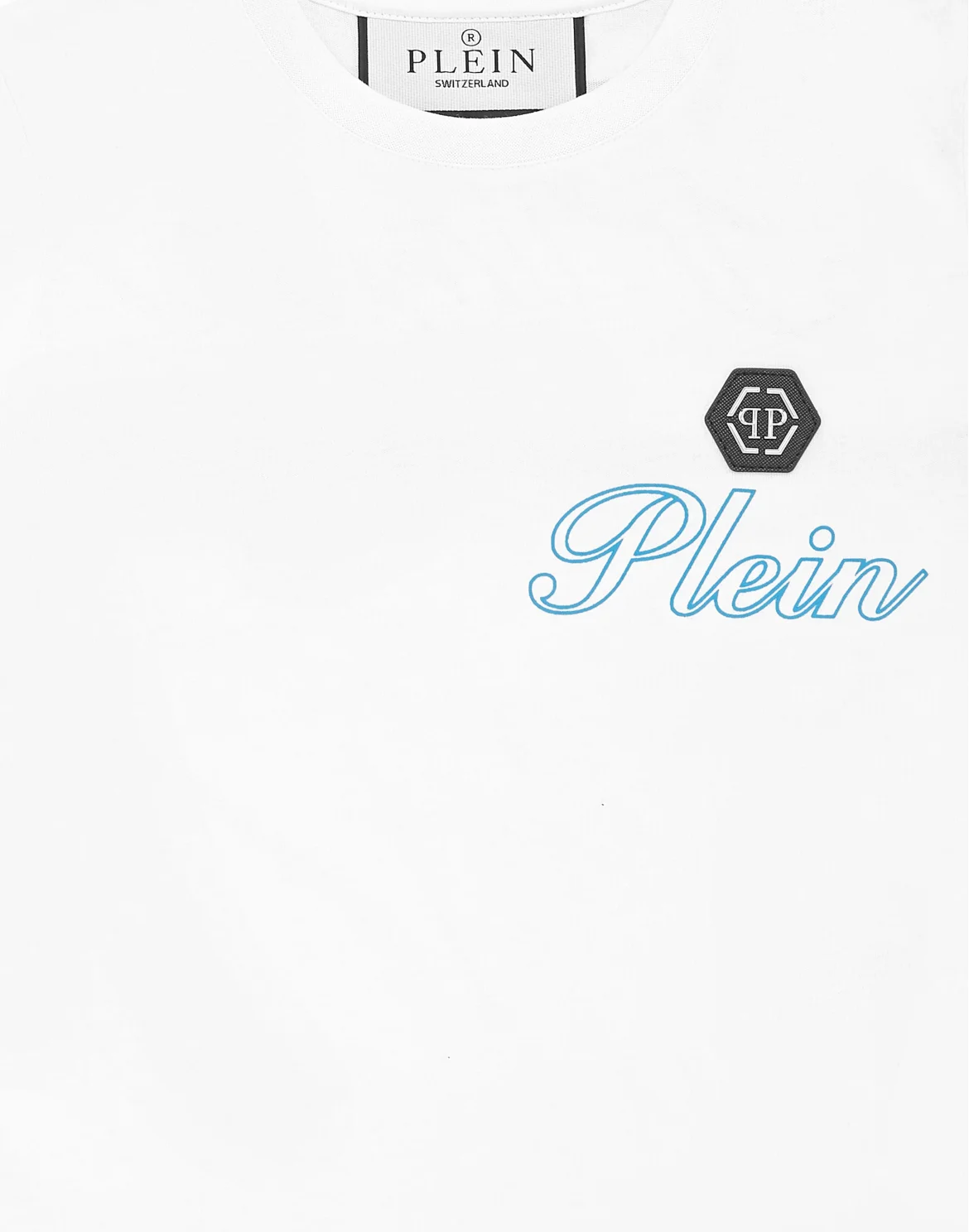 Jersey T-shirt Round Neck SS Italic Plein, цвет: Белый