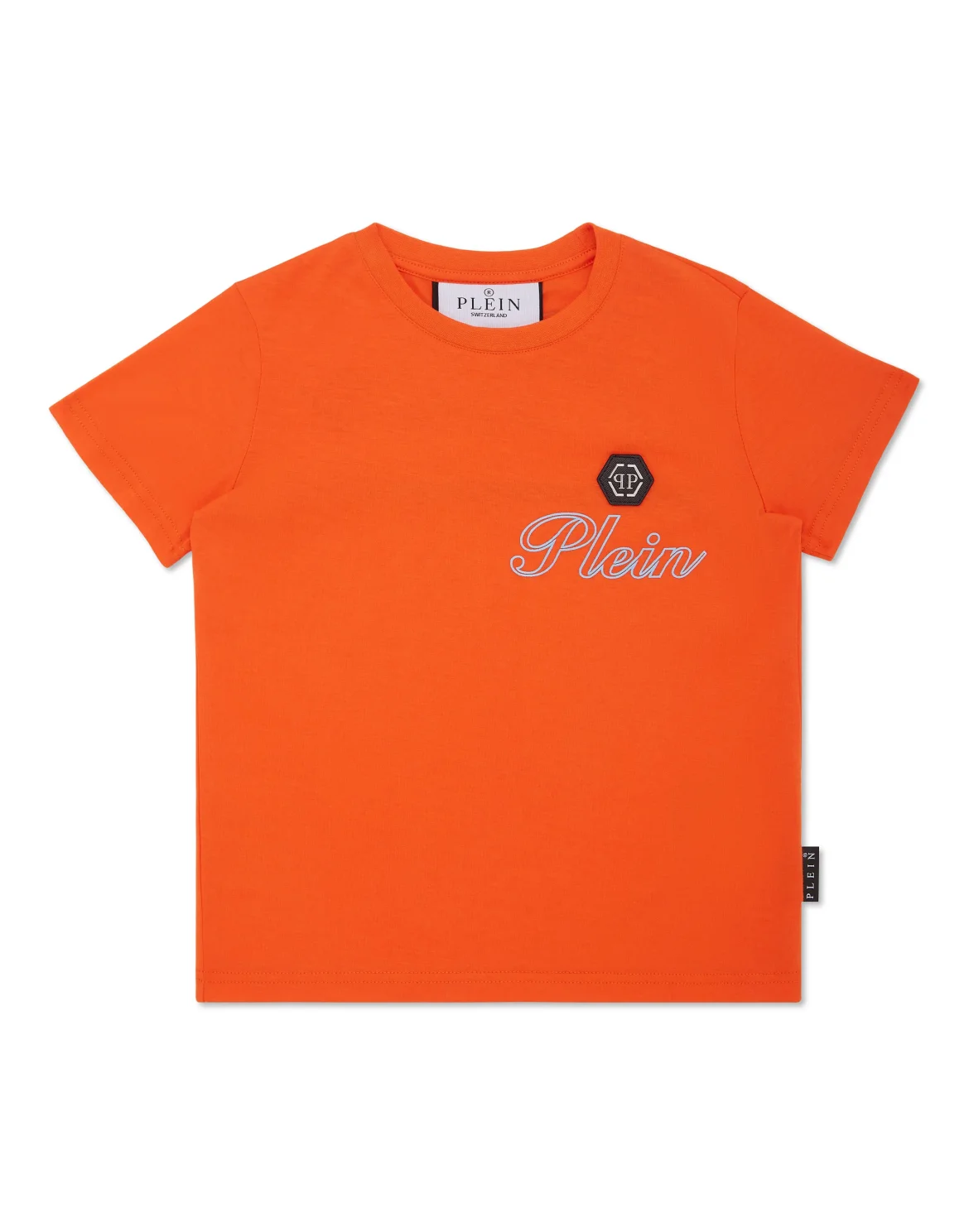 Jersey T-shirt Round Neck SS Italic Plein, цвет: Синий