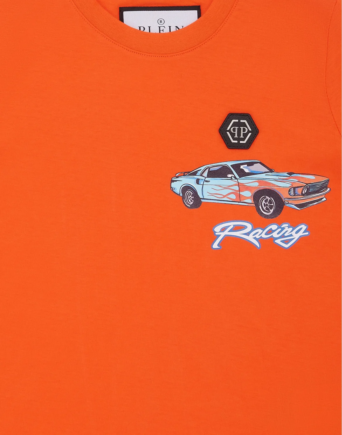 Jersey T-shirt Round Neck SS Cars Racing, цвет: Оранжевый