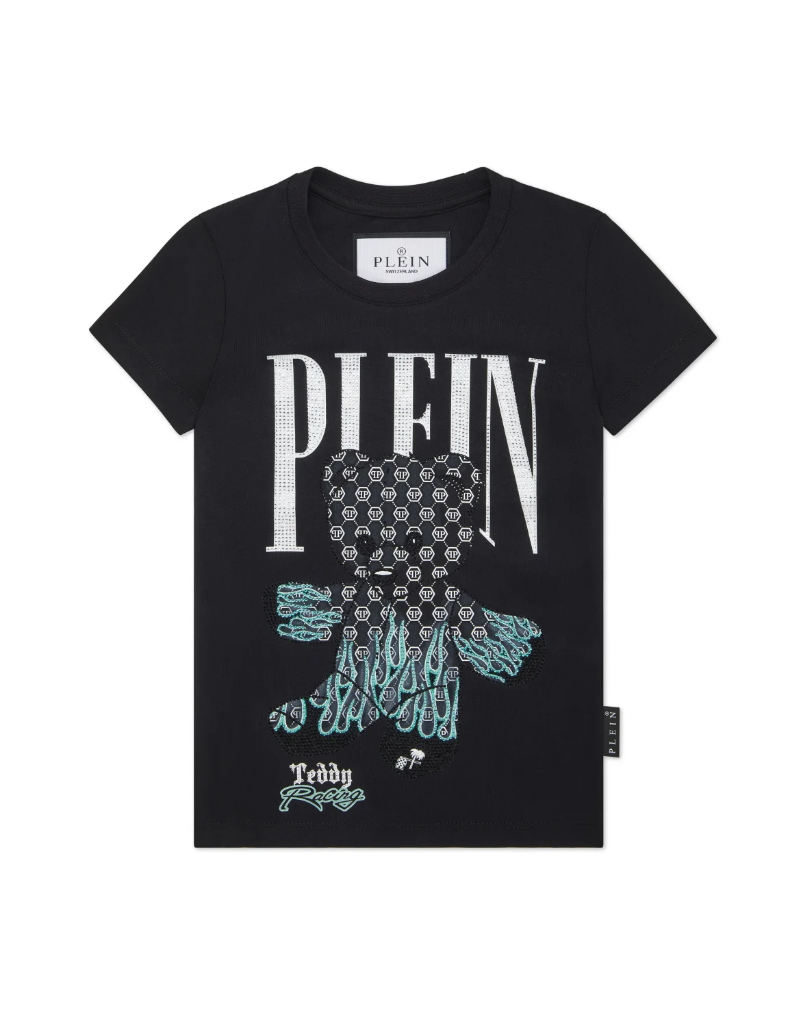 Jersey T-shirt Round Neck SS Teddy Bear, цвет: Черный