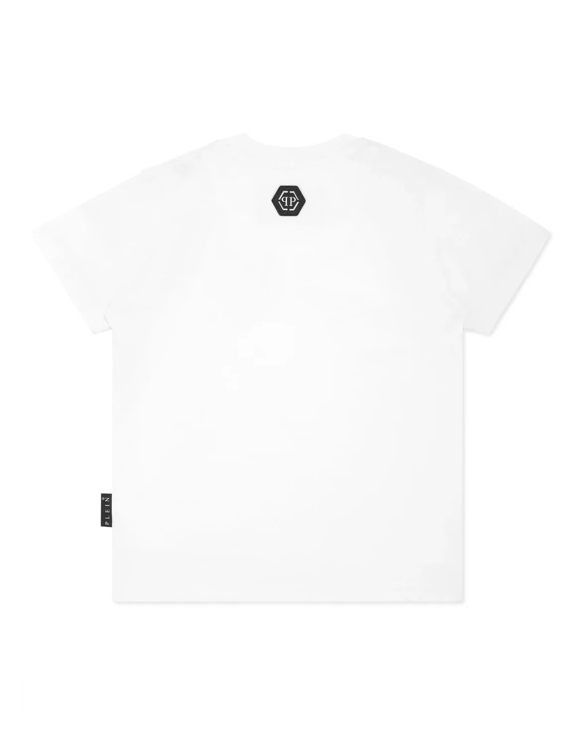 Jersey T-shirt Round Neck SS Strass Hexagon, цвет: Белый