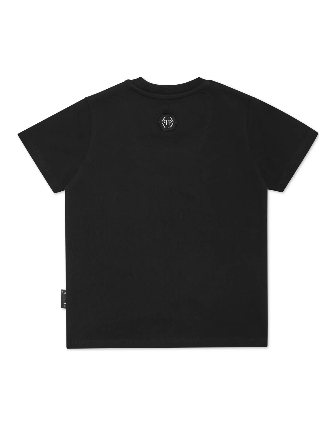 Jersey T-shirt Round Neck SS Strass Hexagon, цвет: Черный