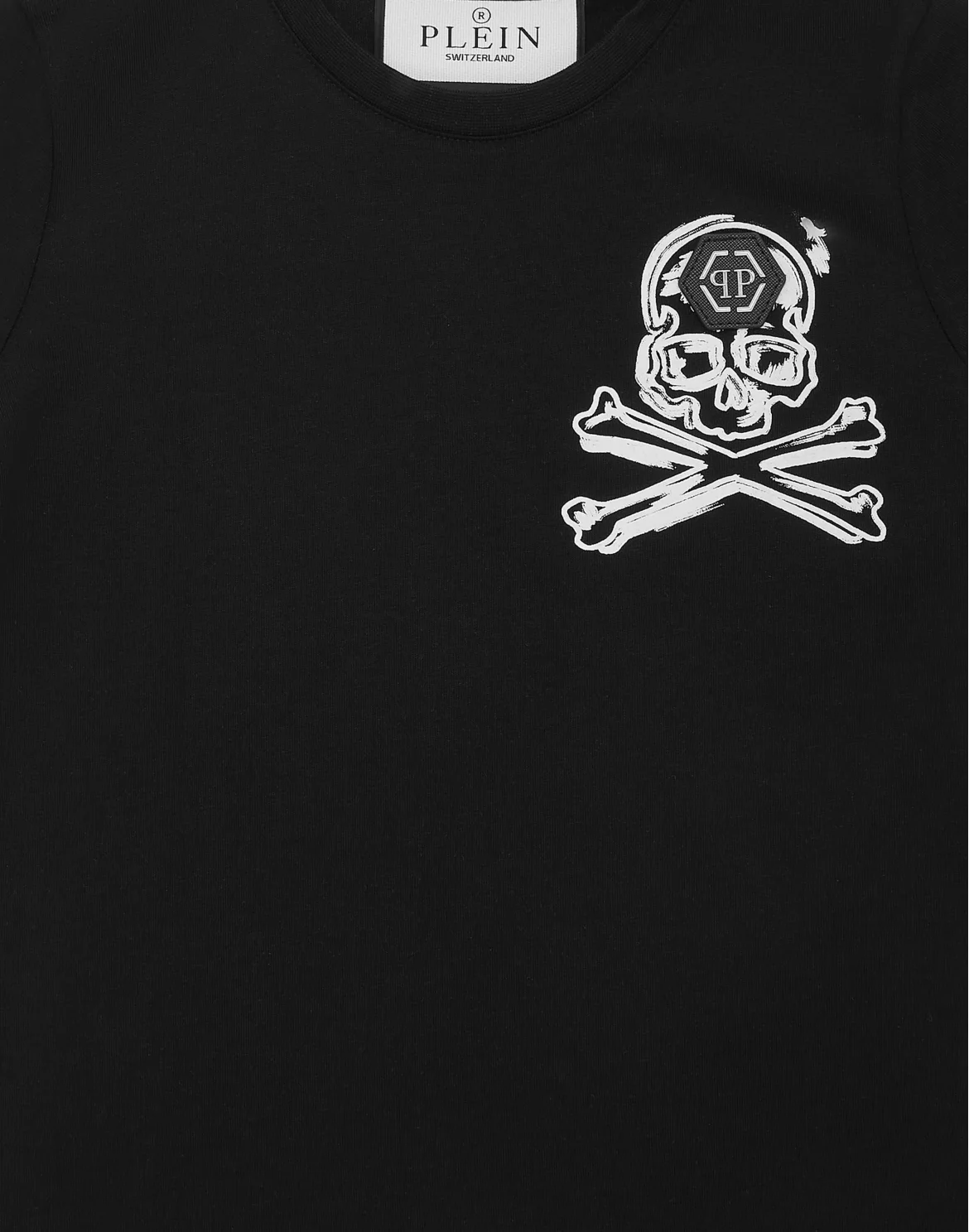 Jersey T-shirt Round Neck SS Skull&Bones, цвет: Черный