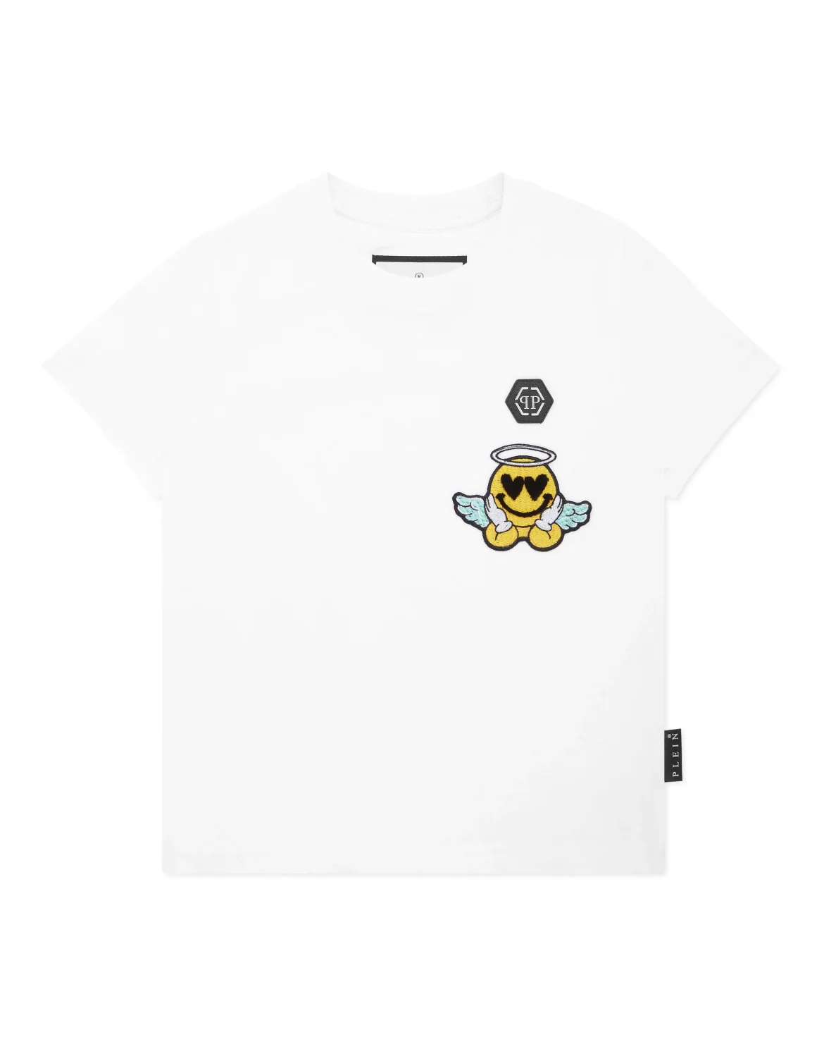 Jersey T-shirt Round Neck SS Smile, цвет: Белый