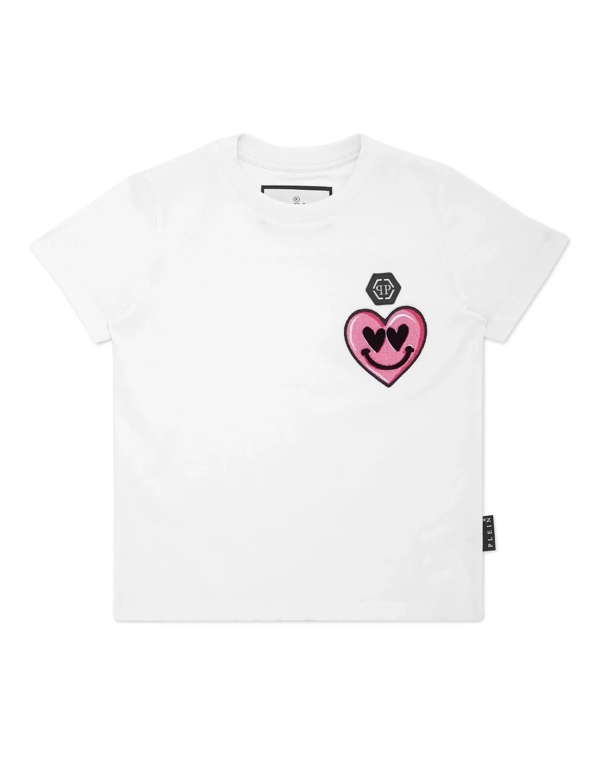 Jersey T-shirt Round Neck SS Smile, цвет: Белый