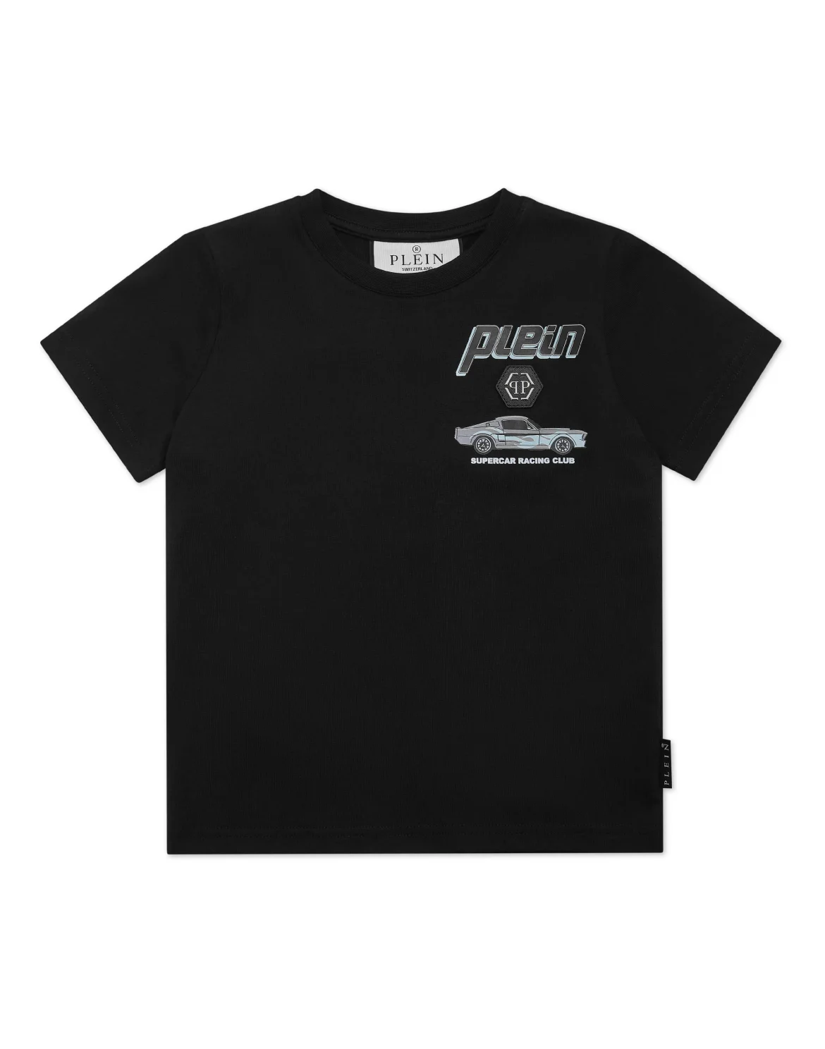 Jersey T-shirt Round Neck SS Smile, цвет: Черный