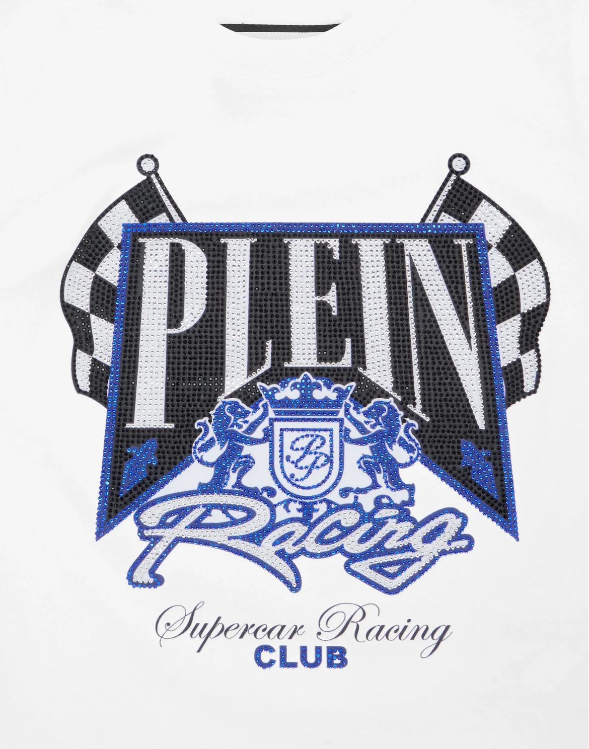 Jersey T-shirt Round Neck SS Strass Racing Club, цвет: Белый