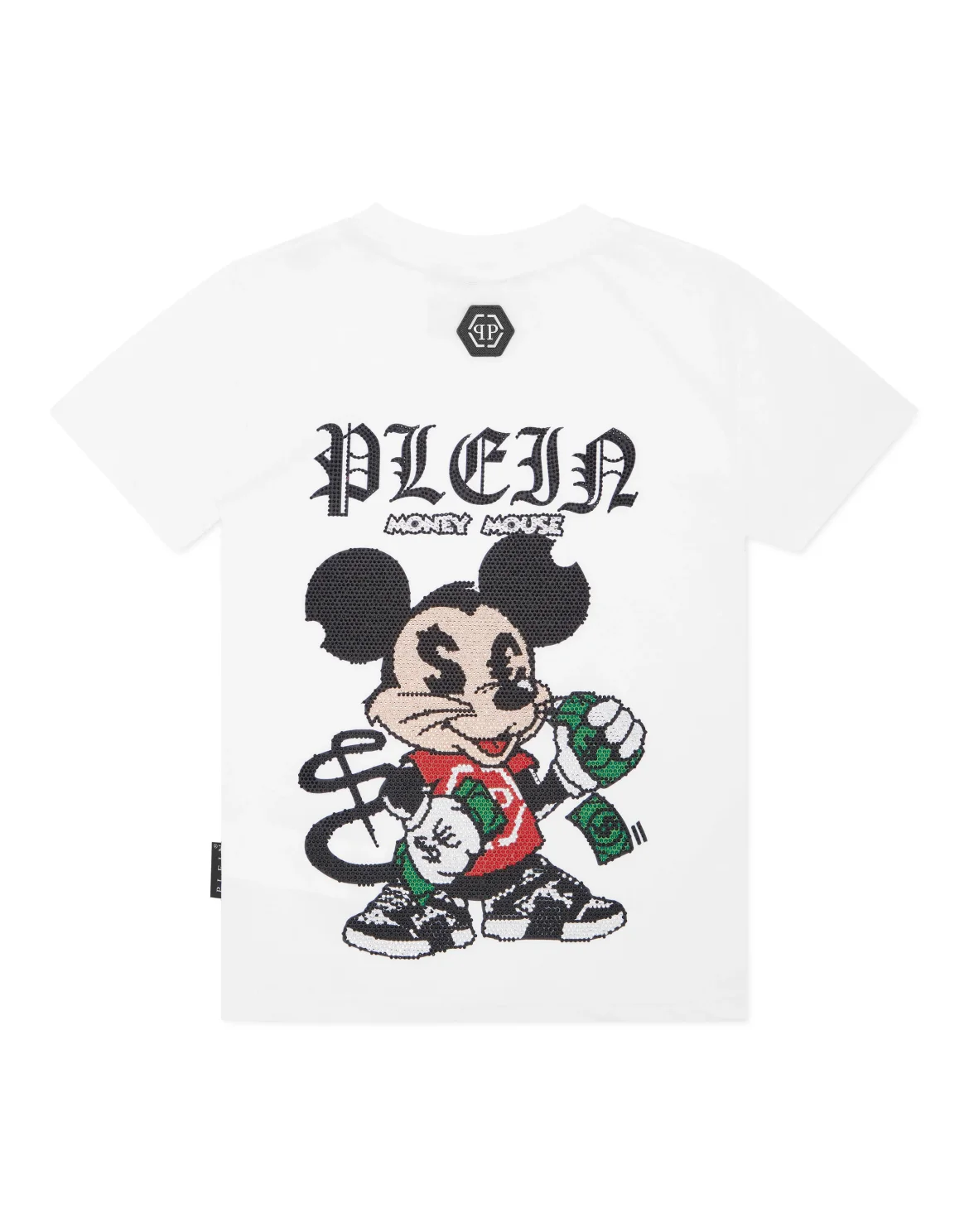 Jersey T-shirt Round Neck SS Money Mouse, цвет: Белый