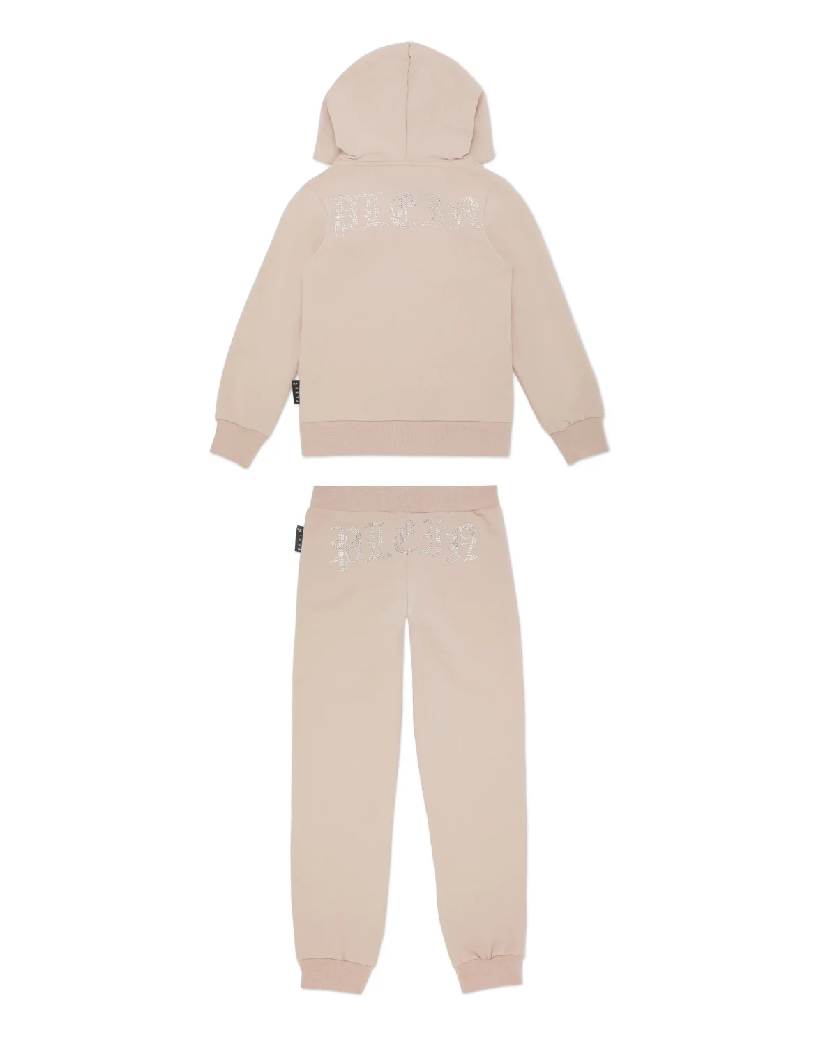 Jogging Set: Hoodie/Trousers Strass Gothic Plein, цвет: Розовый