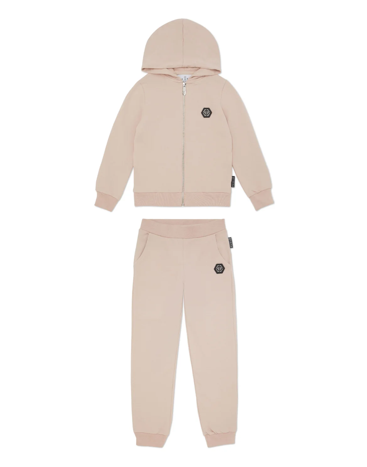 Jogging Set: Hoodie/Trousers Strass Gothic Plein, цвет: Розовый