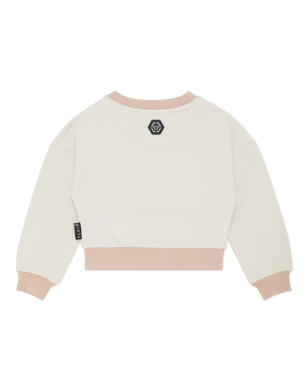 Cropped Sweatshirt Round Neck LS Signature, цвет: Бежевый