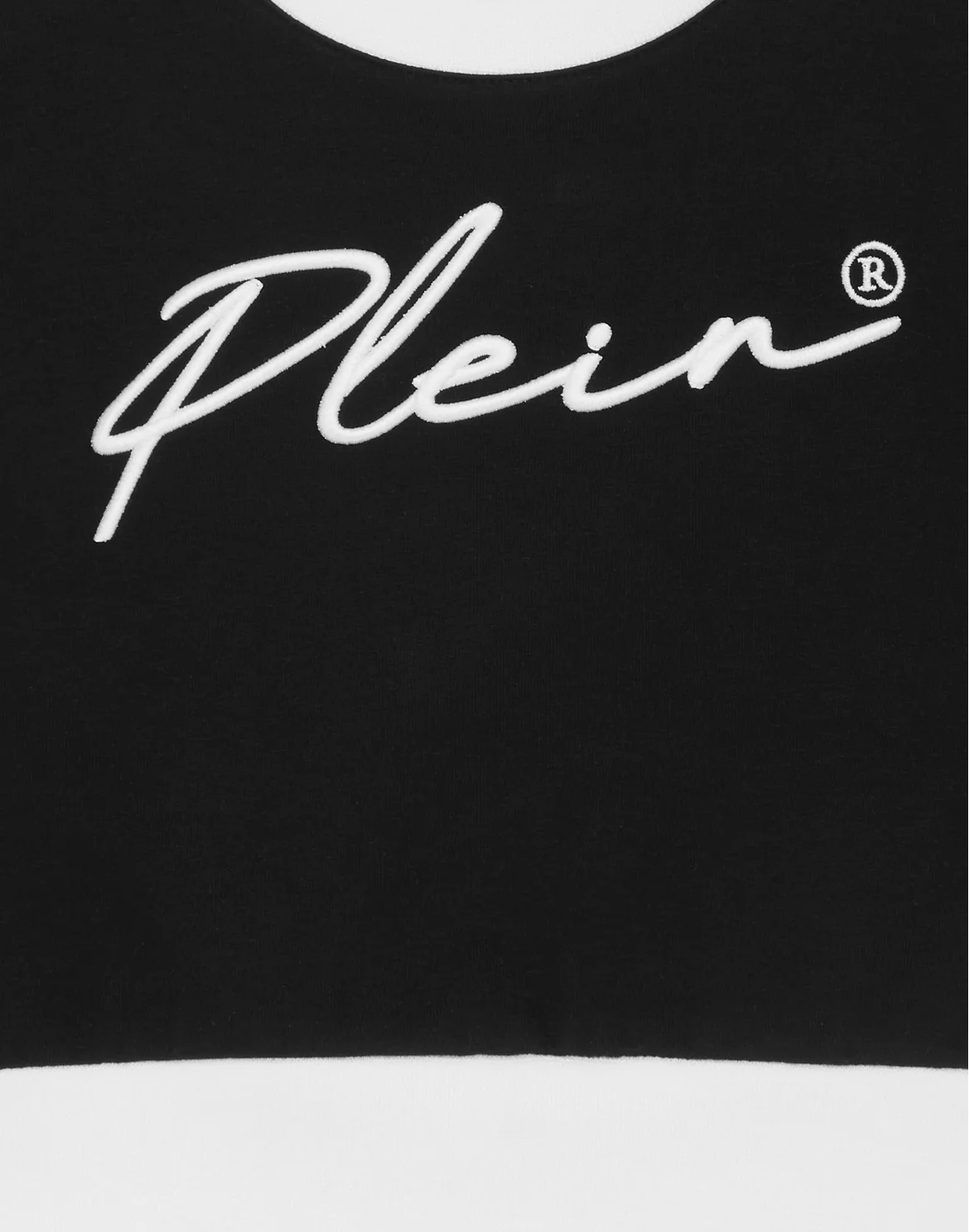 Cropped Sweatshirt Round Neck LS Signature, цвет: Черный