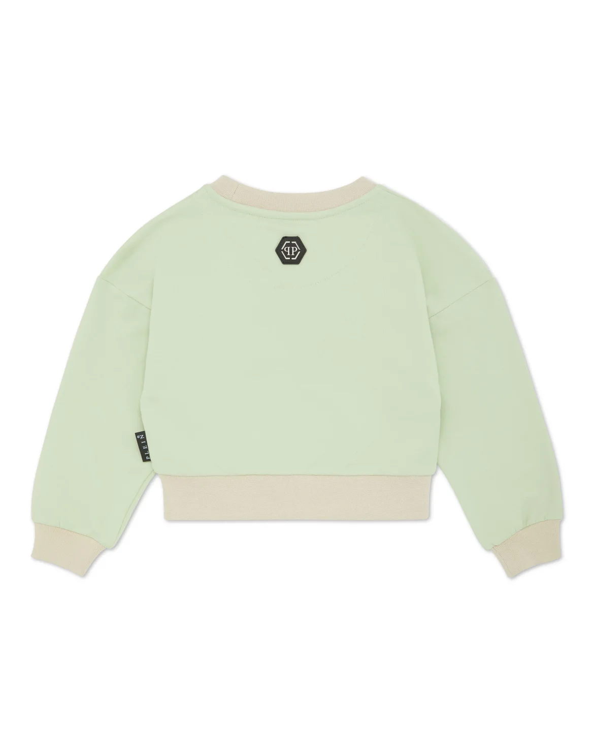 Cropped Sweatshirt Round Neck LS Signature, цвет: Зеленый