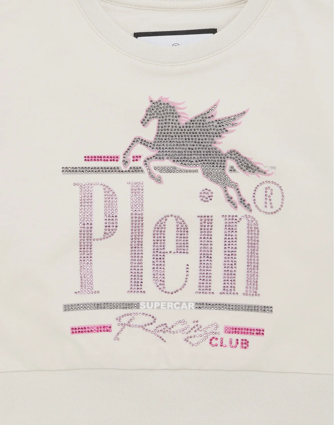 Cropped Sweatshirt Round Neck LS Pegasus, цвет: Зеленый