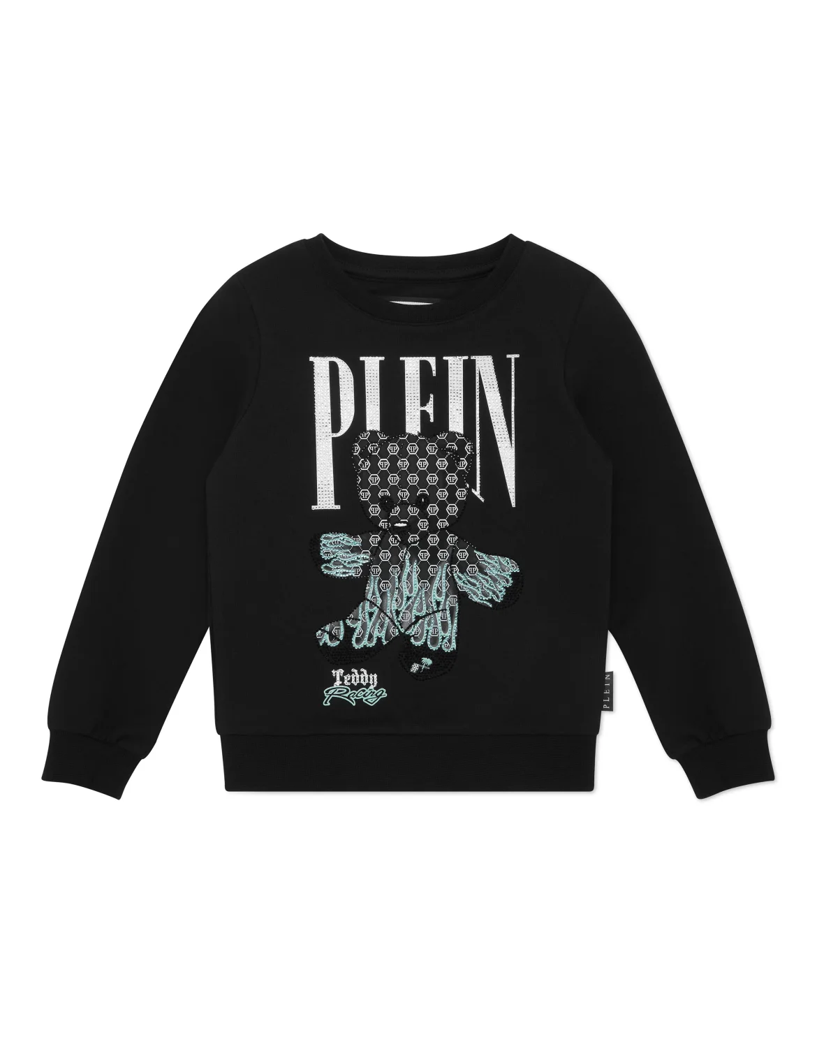 Sweatshirt Round Neck LS Teddy Bear, цвет: Черный