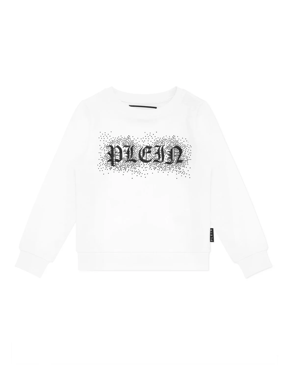 Sweatshirt Round Neck LS Strass Gothic Plein, цвет: Белый