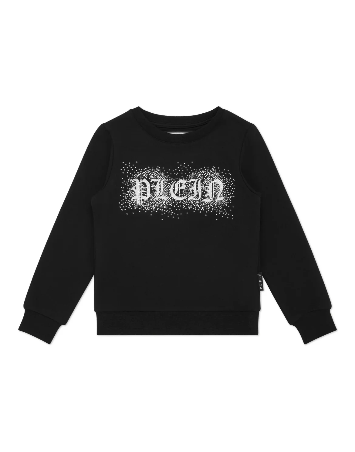 Sweatshirt Round Neck LS Strass Gothic Plein, цвет: Черный