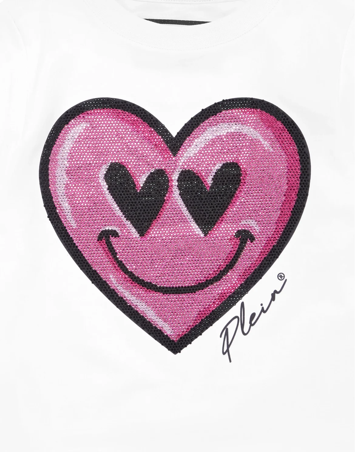 Sweatshirt Round Neck LS Smile, цвет: Белый