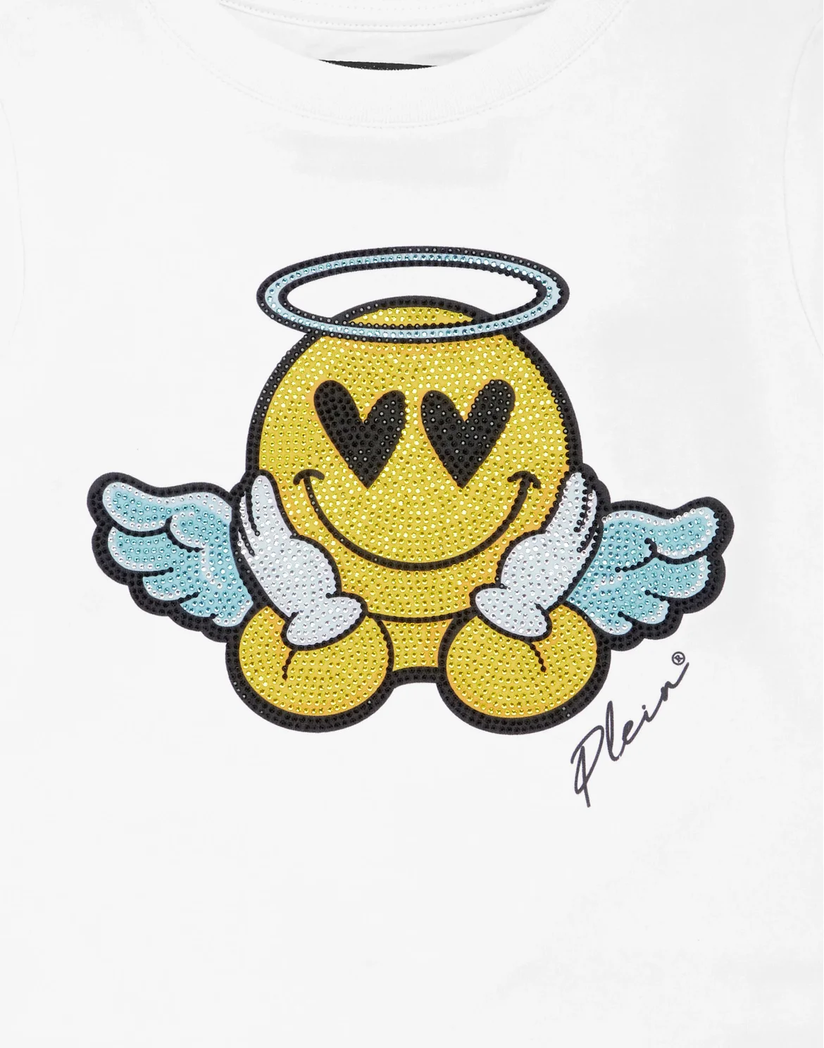 Sweatshirt Round Neck LS Smile, цвет: Белый