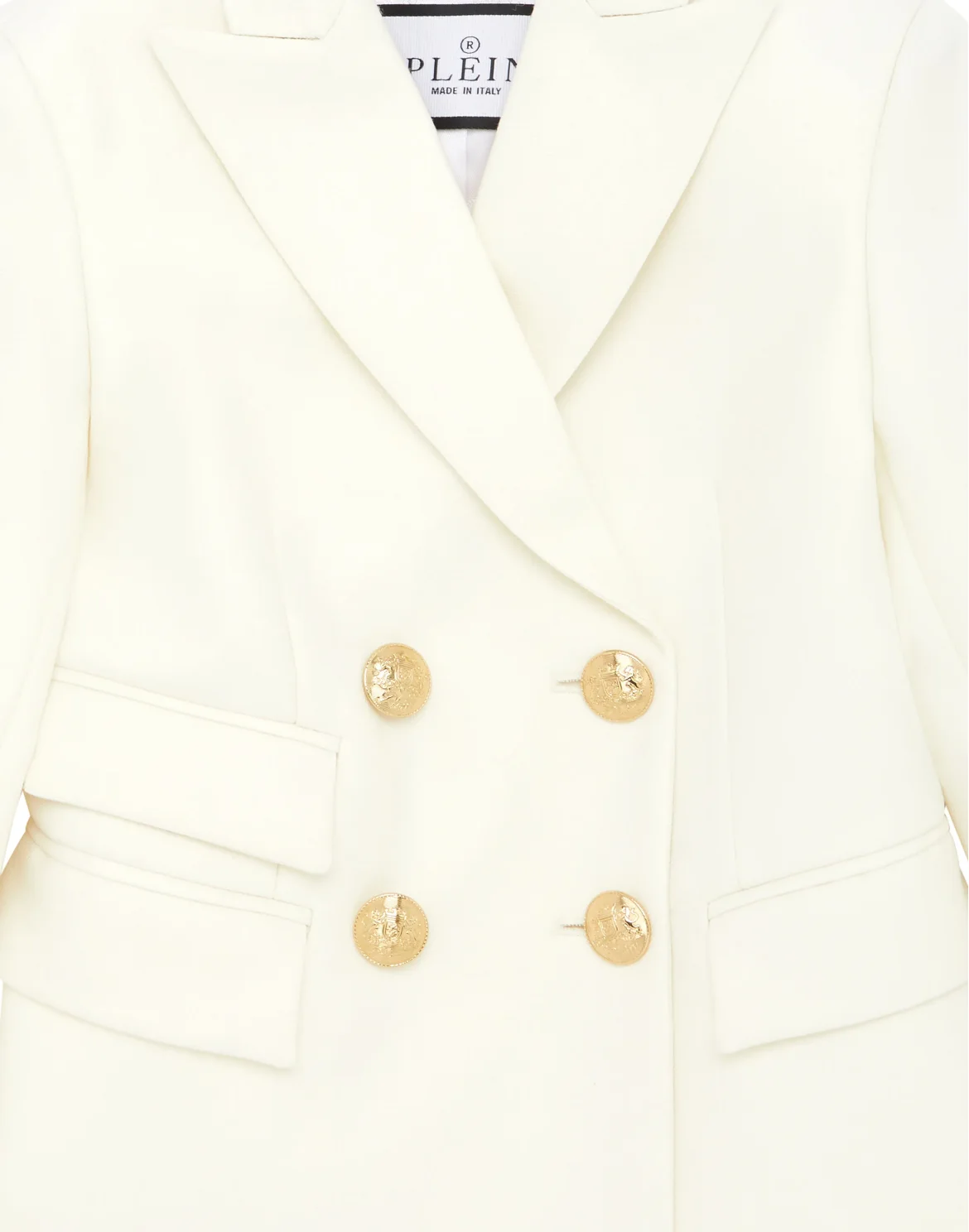 Wool Marine Fit Blazer LS, цвет: Белый