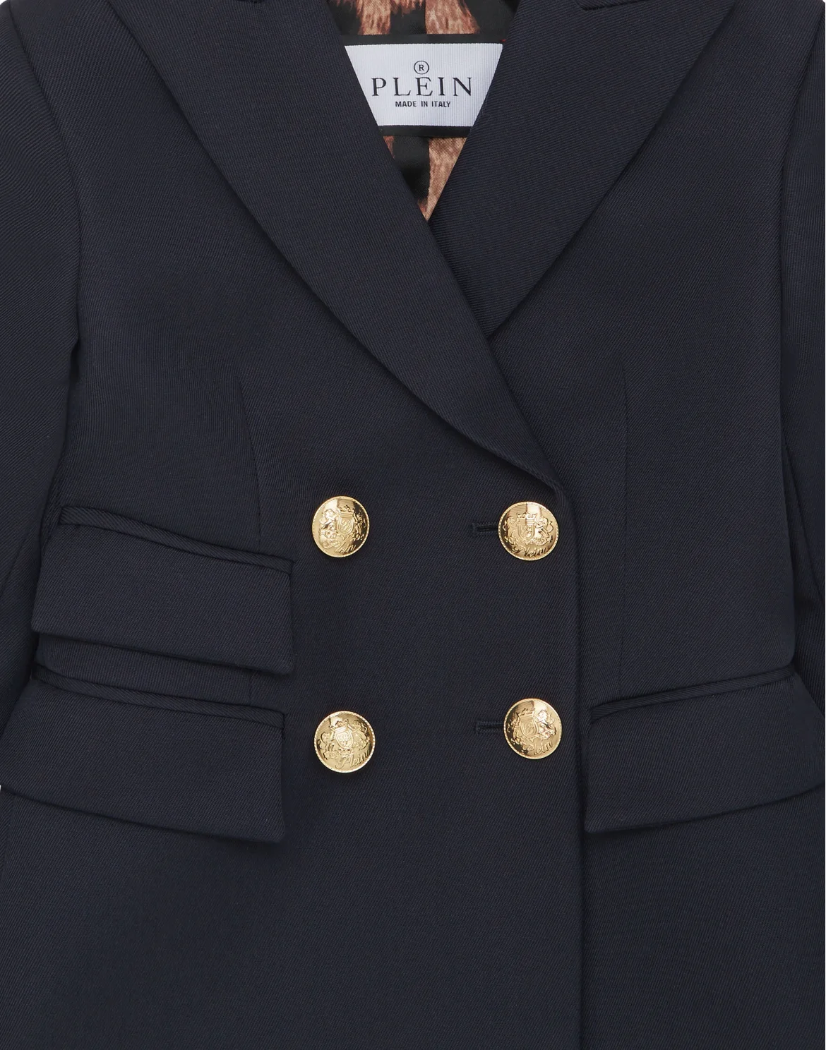 Wool Marine Fit Blazer LS, цвет: Синий