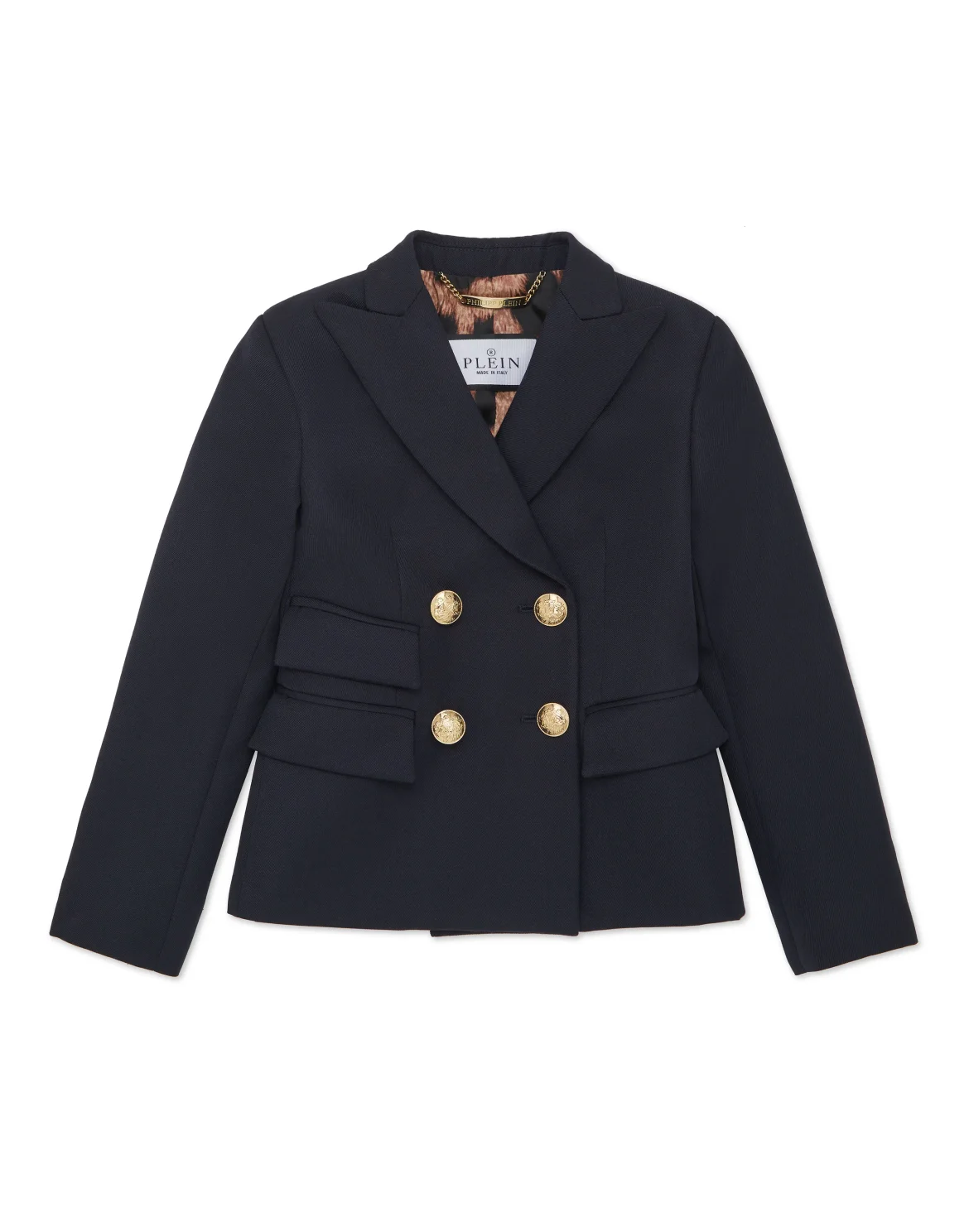 Wool Marine Fit Blazer LS, цвет: Синий