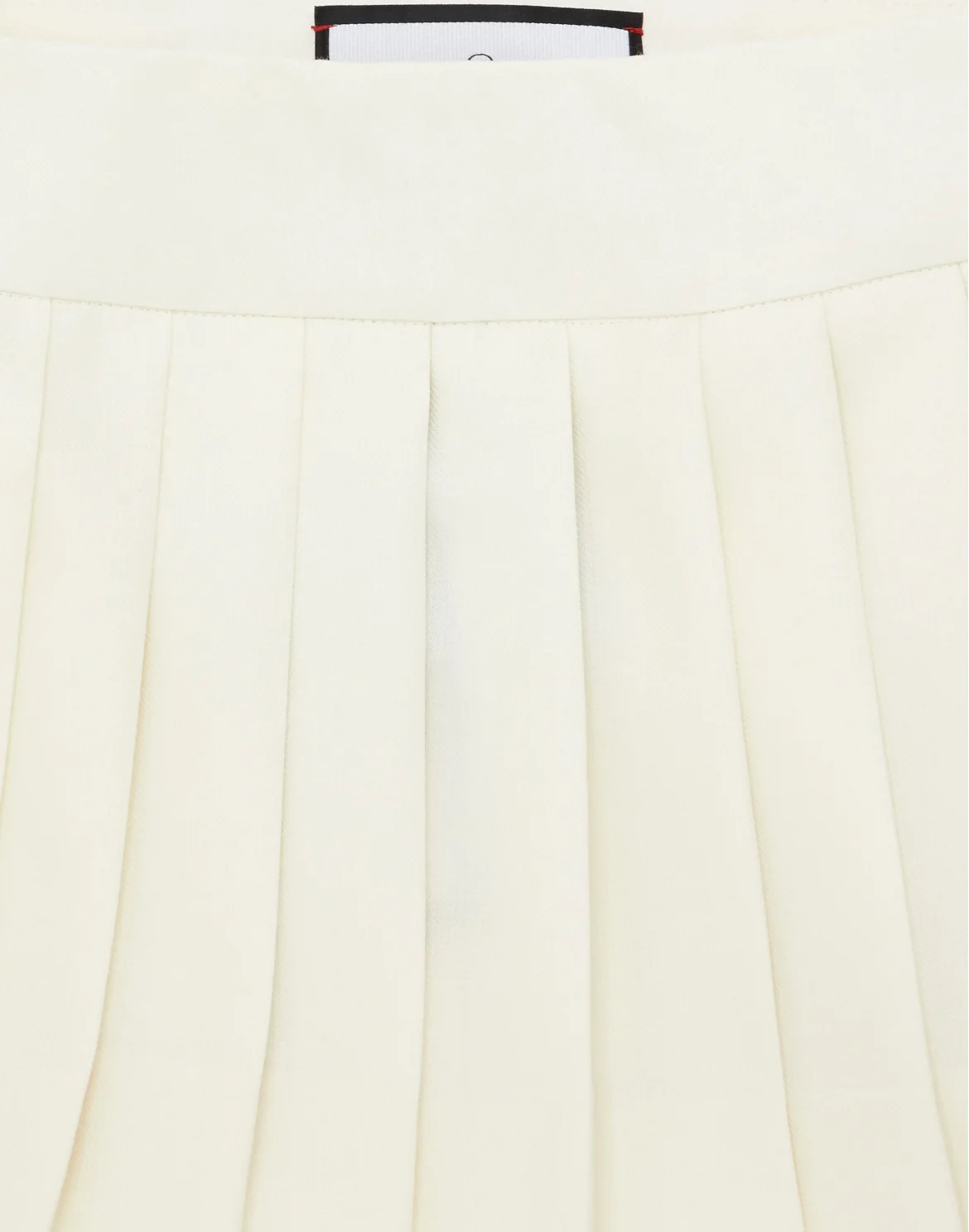 Wool Pleated Mini Skirt, цвет: Белый